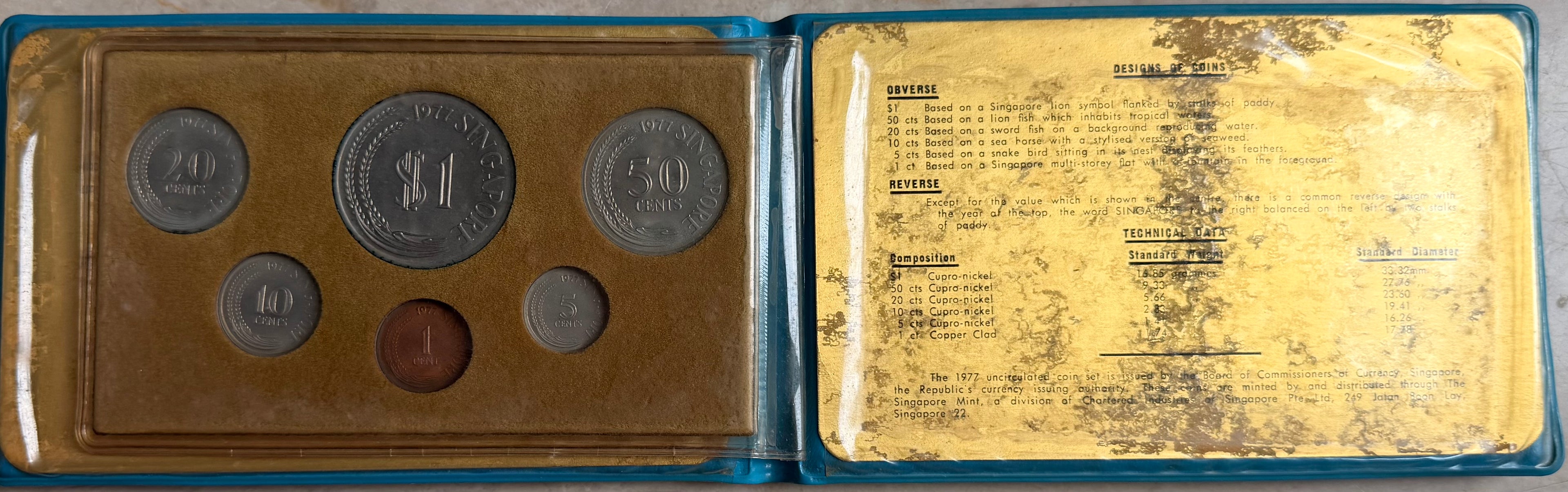Singapore Uncirculated Set (Year of the Snake)