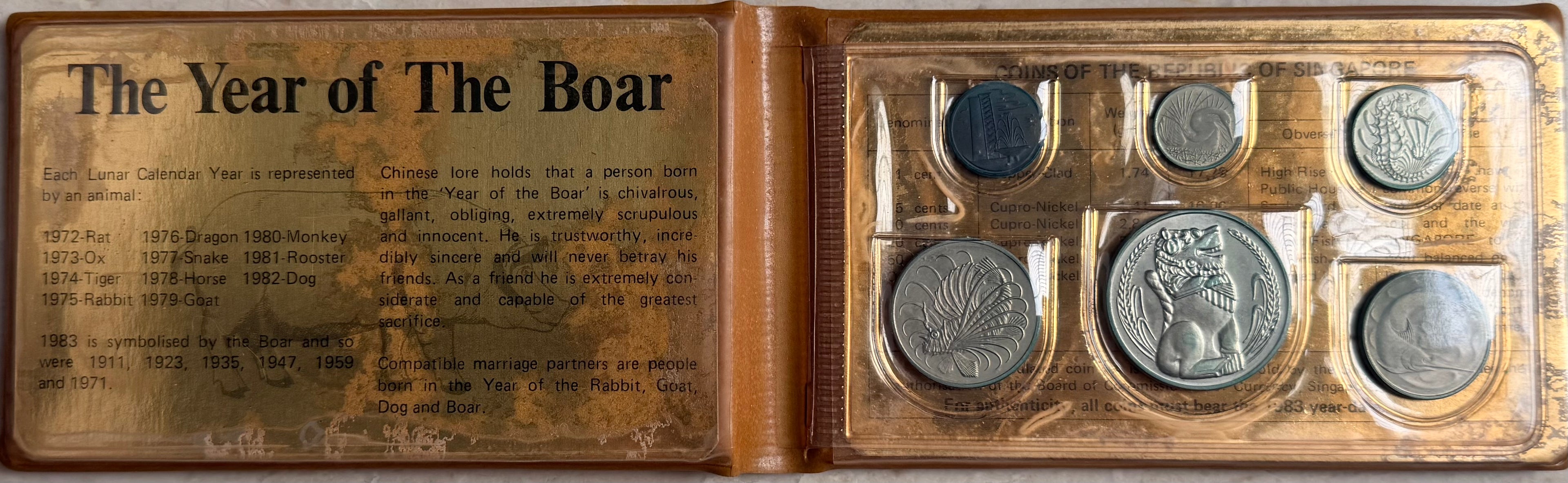 Singapore Uncirculated Set (Year of the Pig)
