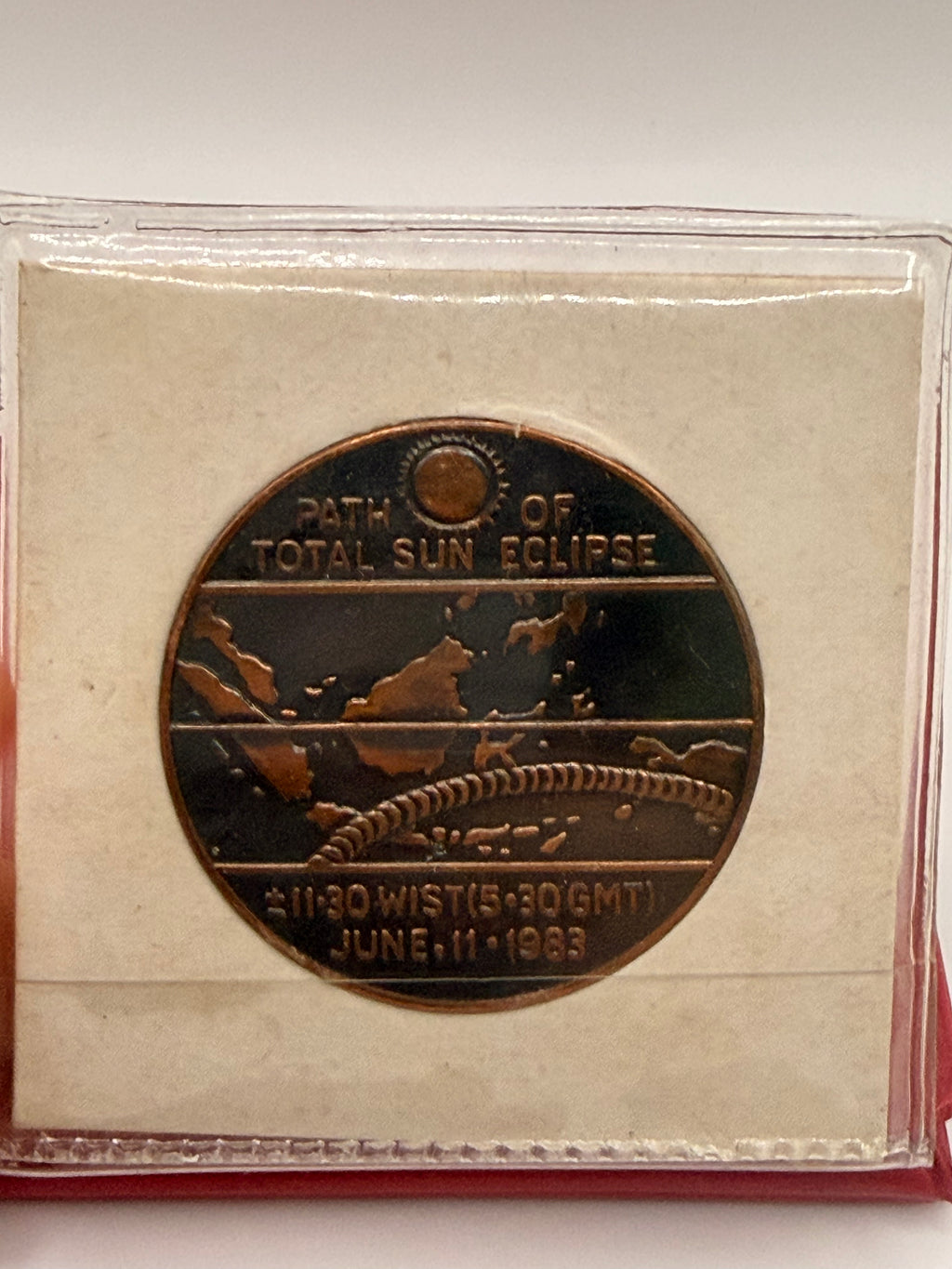 1983 Indonesia Commemorative Medal - Total Sun Eclipse