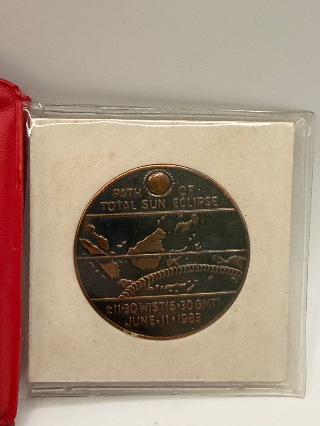 1983 Indonesia Commemorative Medal - Total Sun Eclipse (No Certificate)