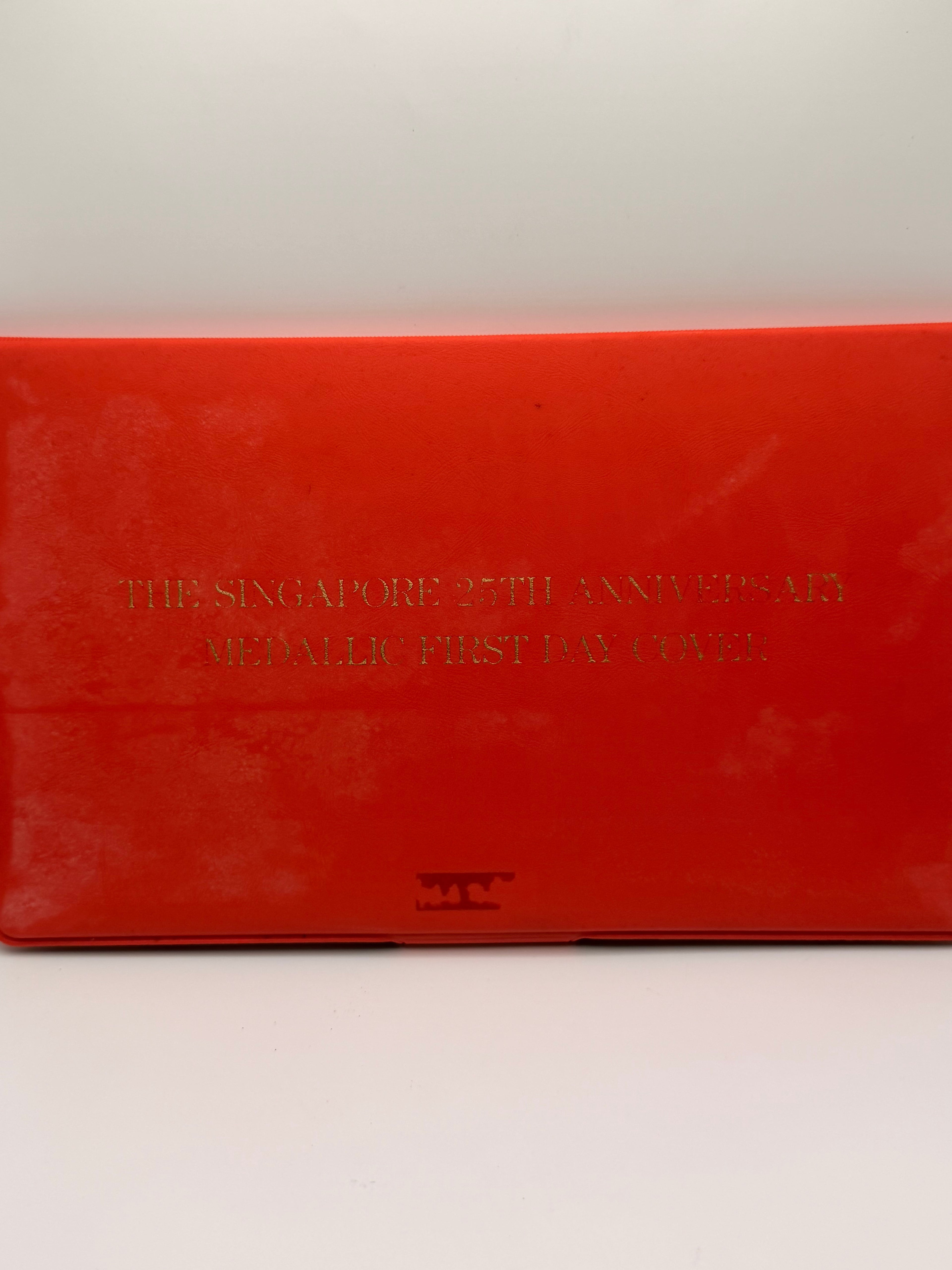Limited Edition Singapore 25th Anniversary Medallic First Day Cover