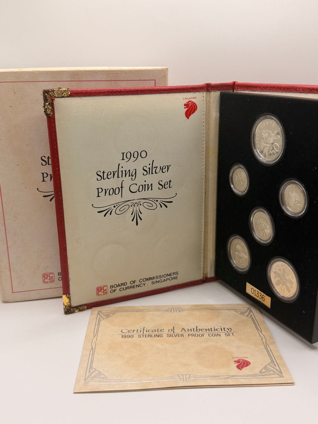 1990 Sterling Silver Proof Coin Set