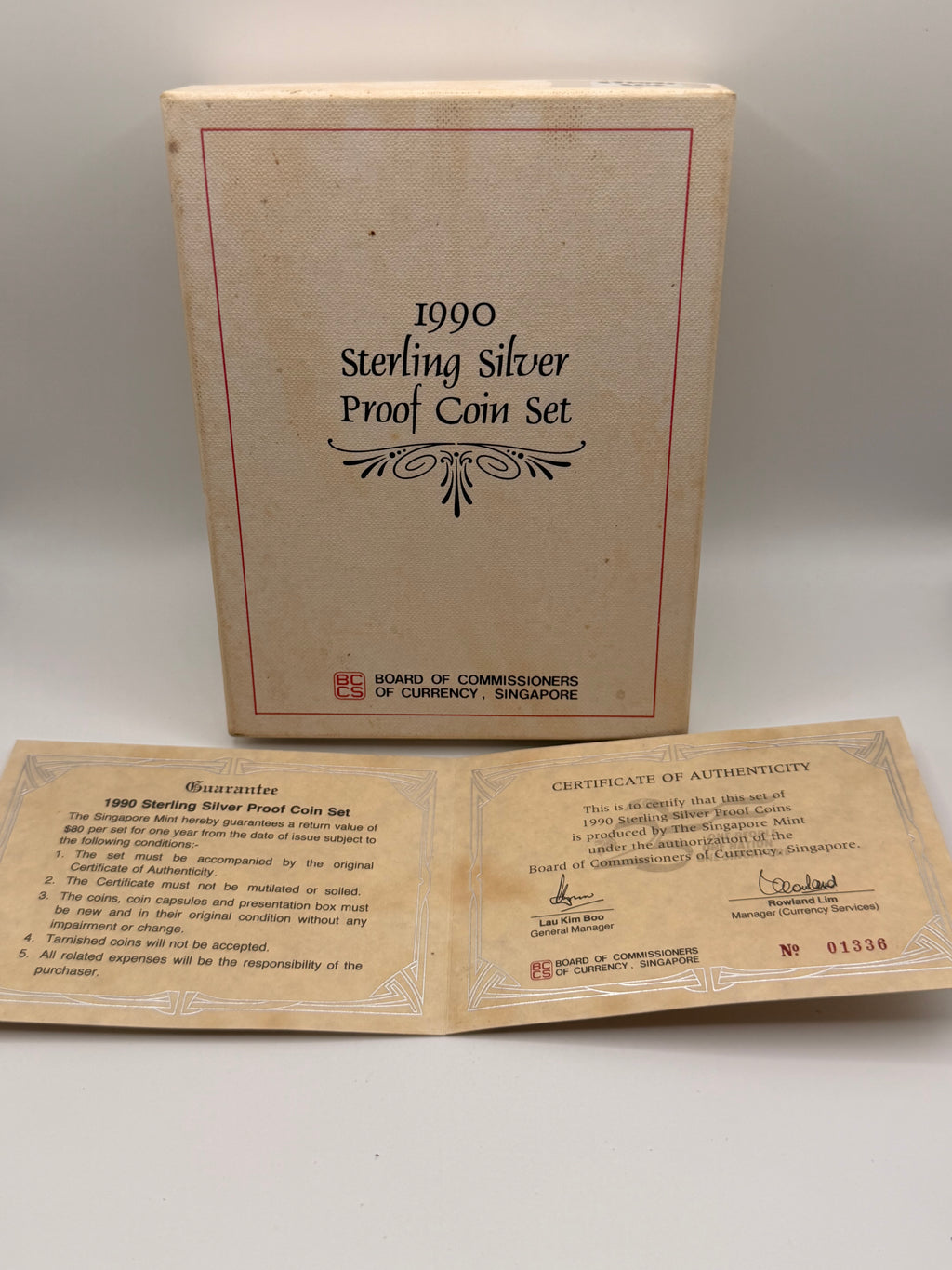 1990 Sterling Silver Proof Coin Set