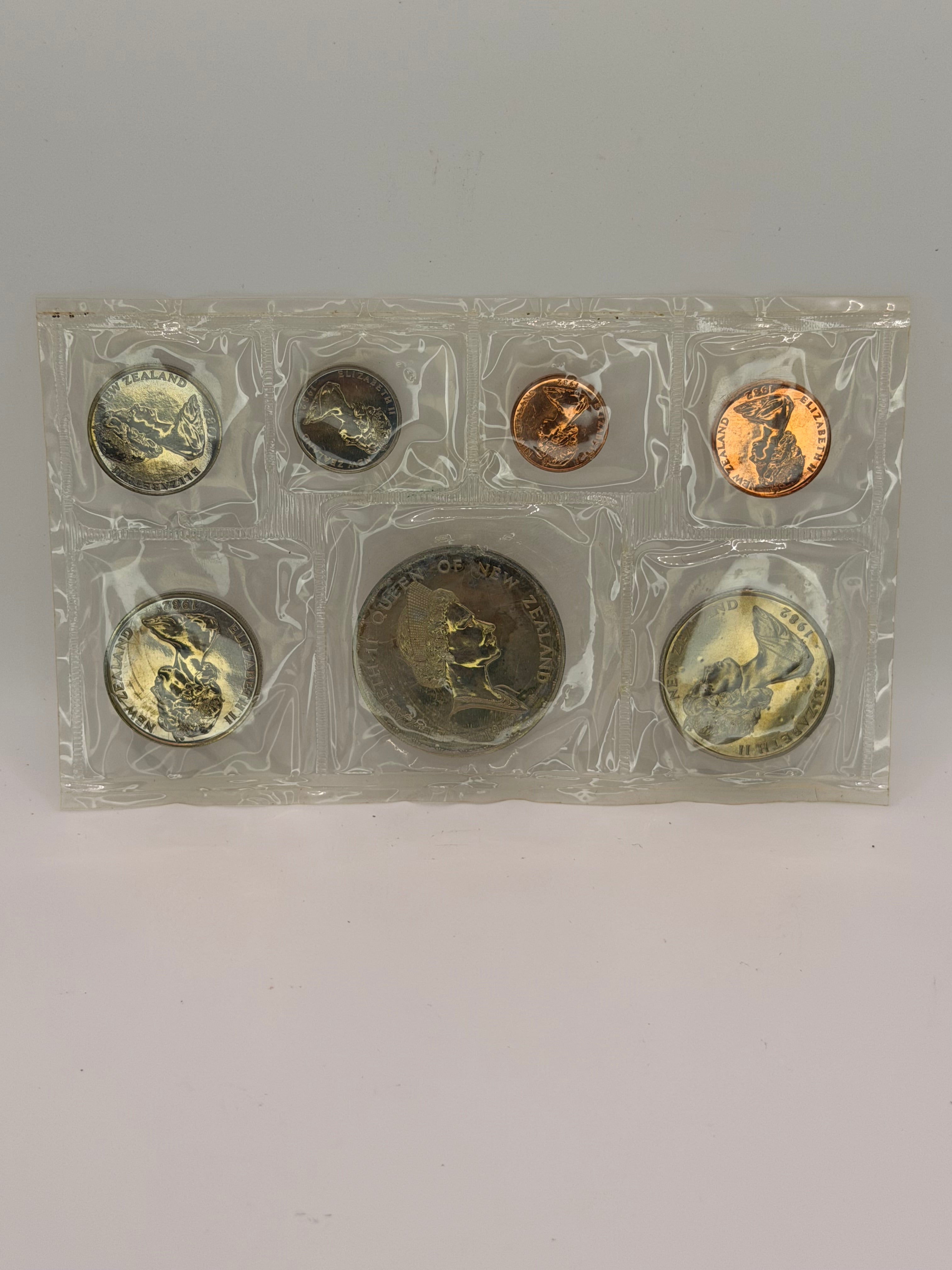 1982 New Zealand Coin Set
