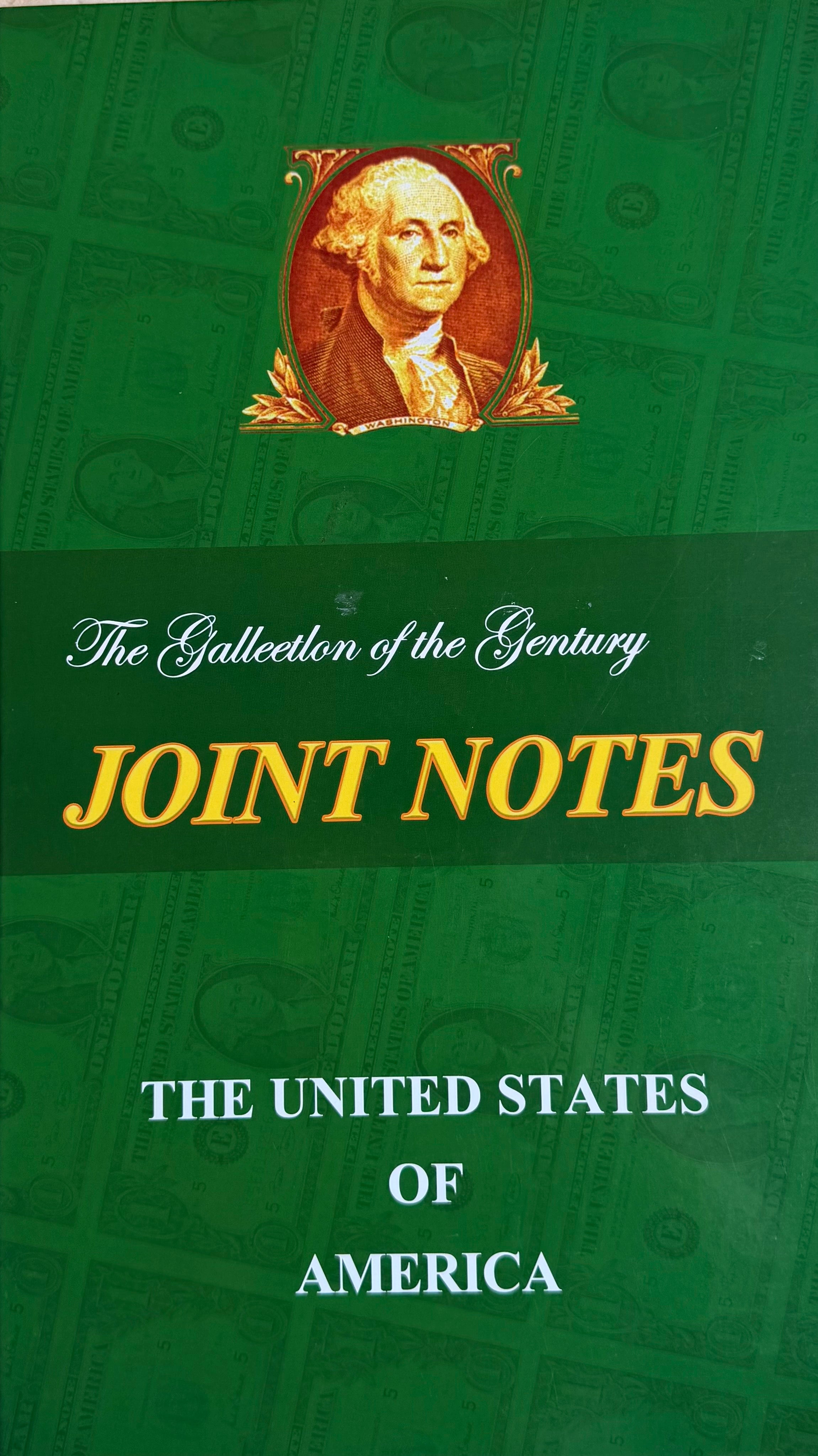 1995 US Uncut 5 in 1 $1 Banknotes