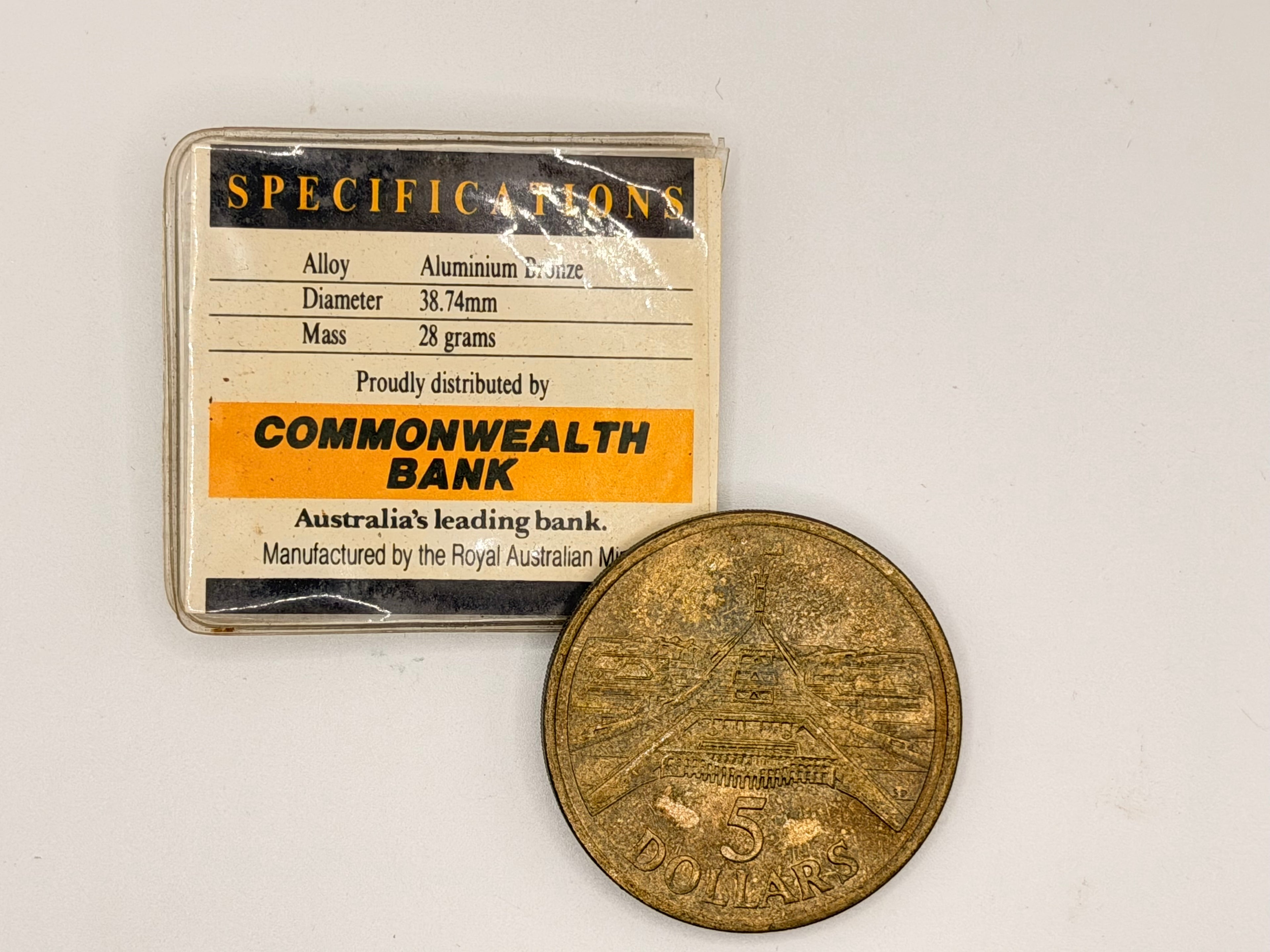 1988 Australia $5 Commemorative Coin