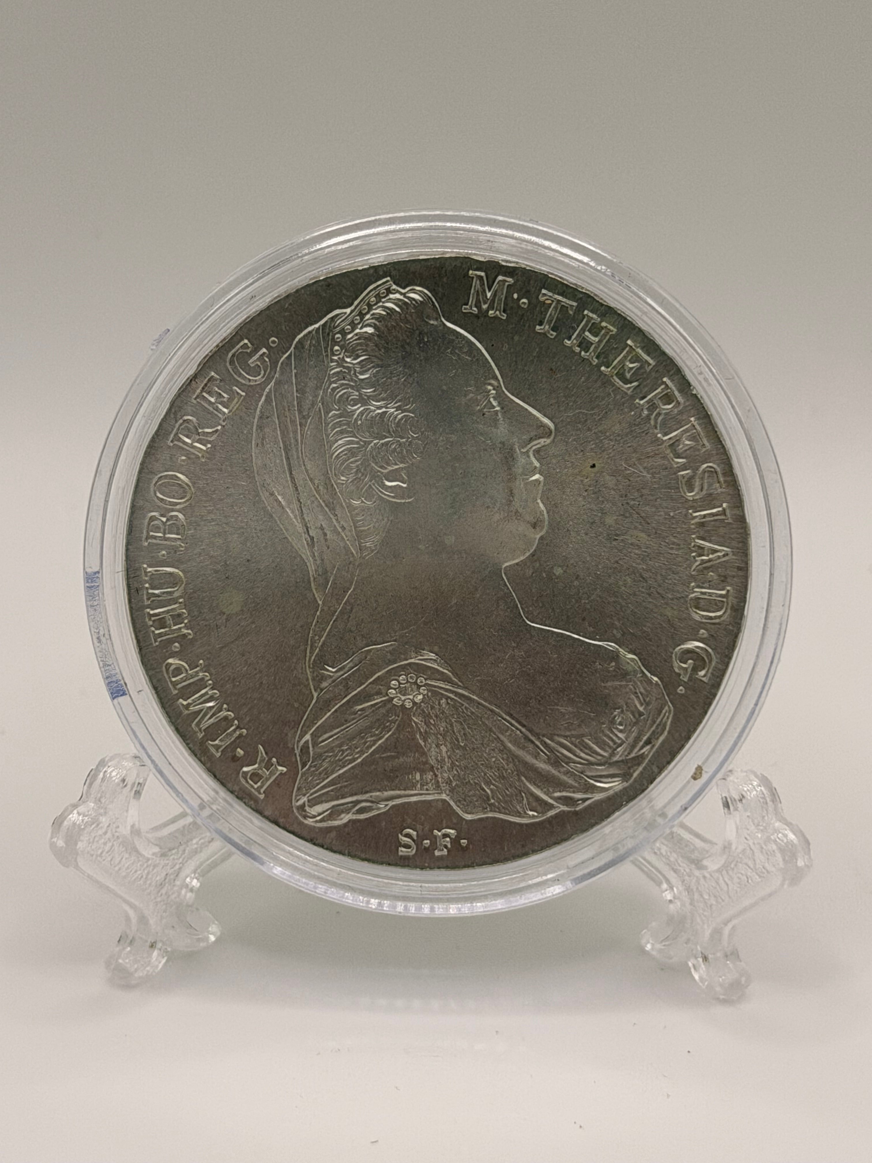 1780 Austria 1 Thaler Maria Theresia Posthumous Coin