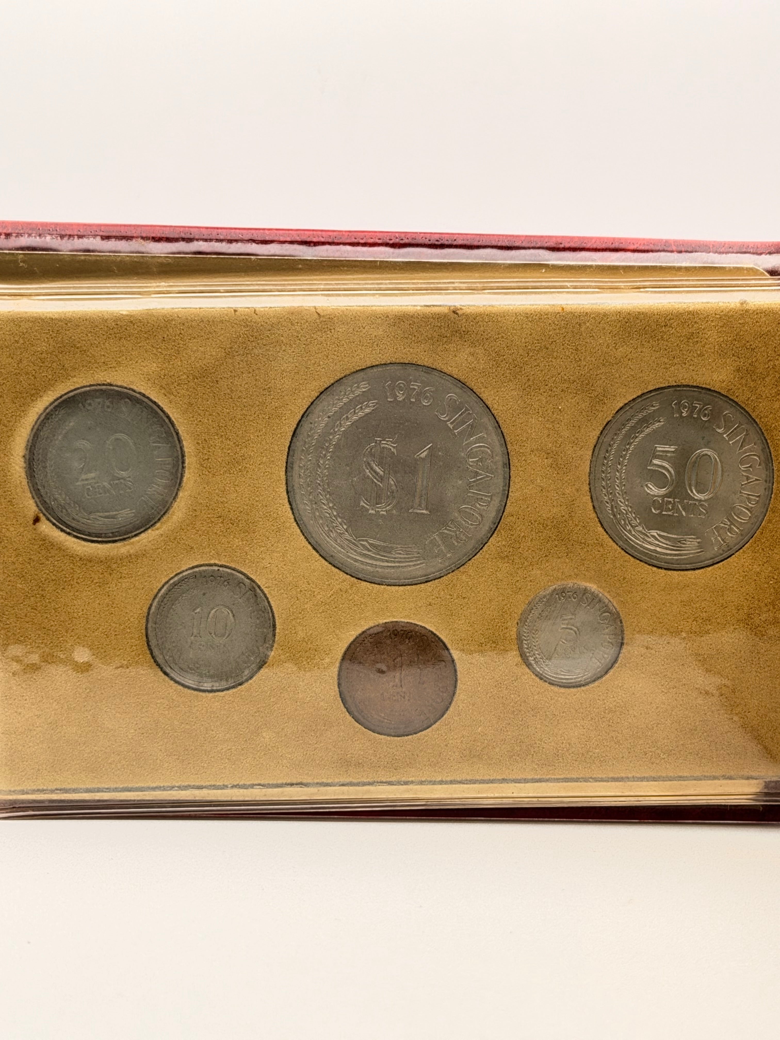 1976 Singapore Uncirculated Coin Set (Year of the Dragon)