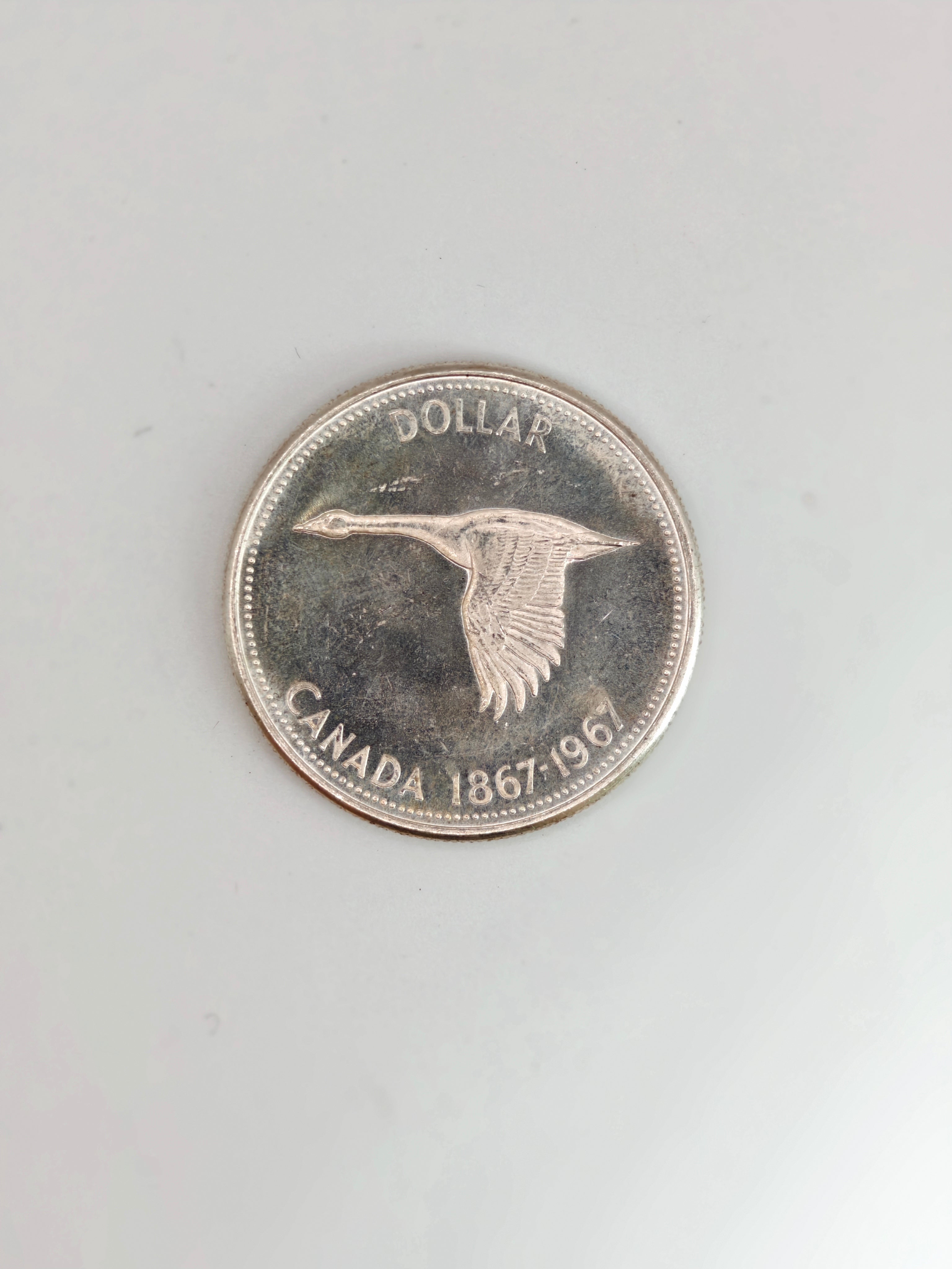 1867 - 1967 - Canada $1 Silver Coin