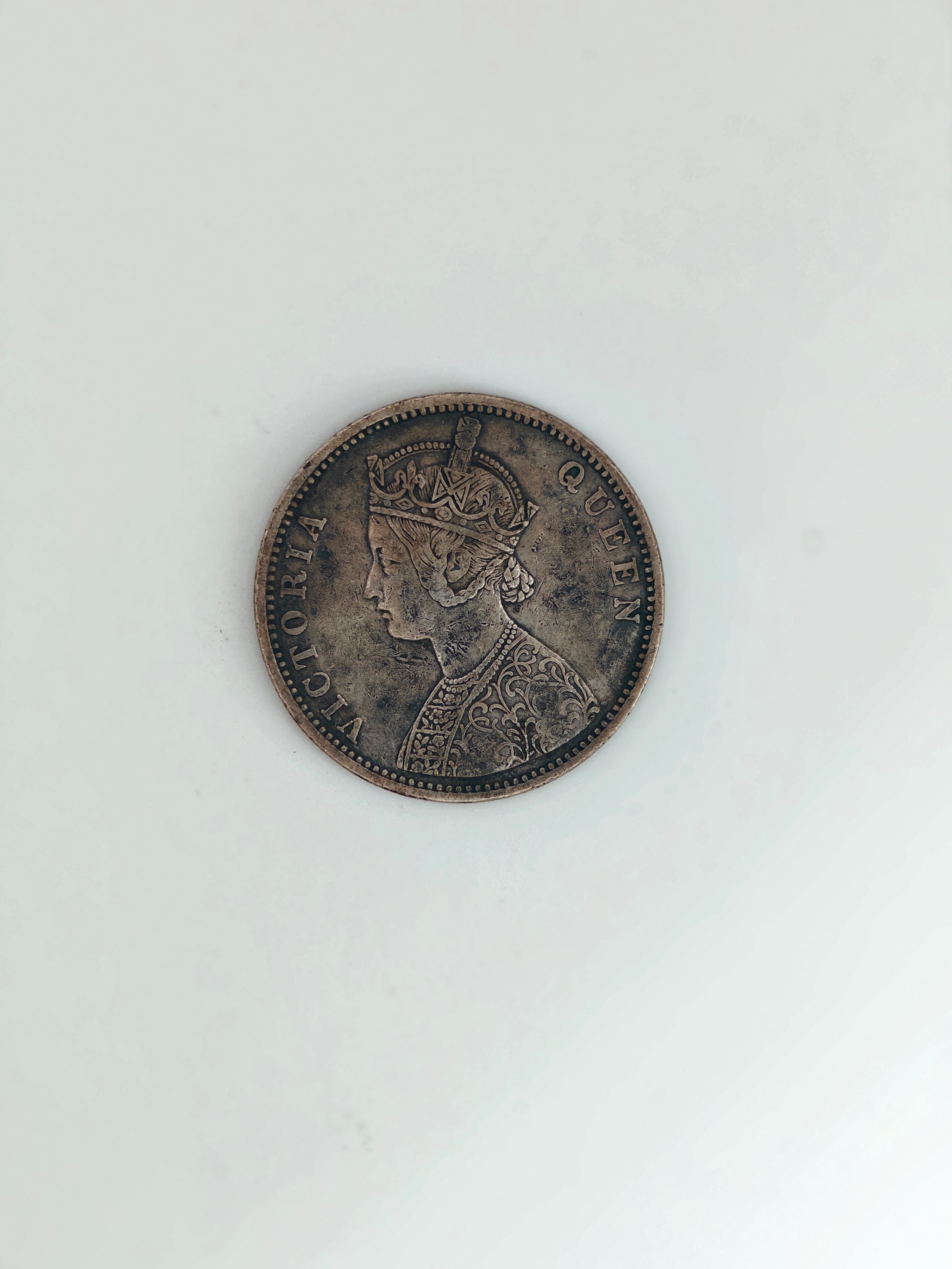 1877 - 1901 - India 1 Rupee Queen Victoria Coin