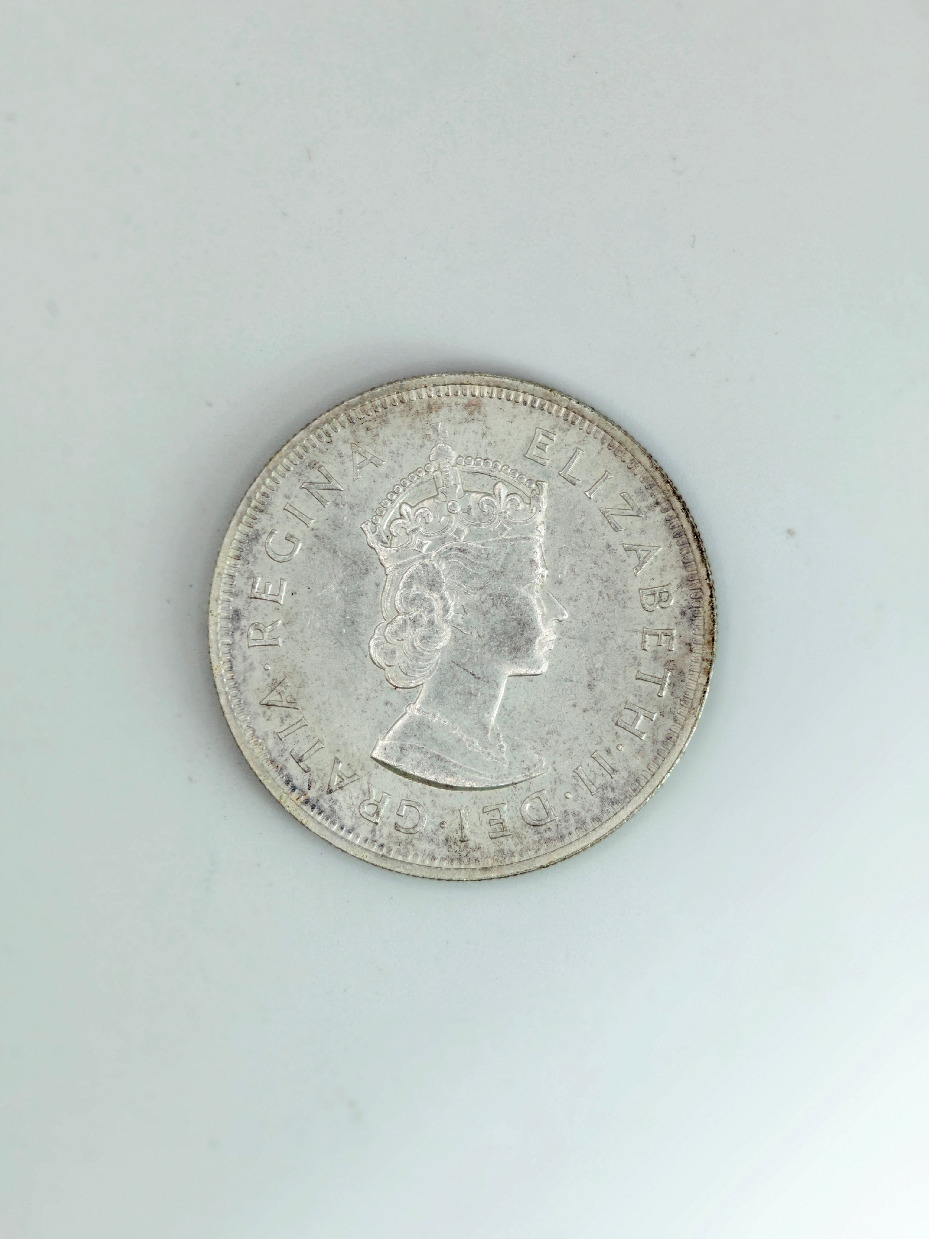 1959年 - 英国1克朗伊丽莎白二世350周年纪念币