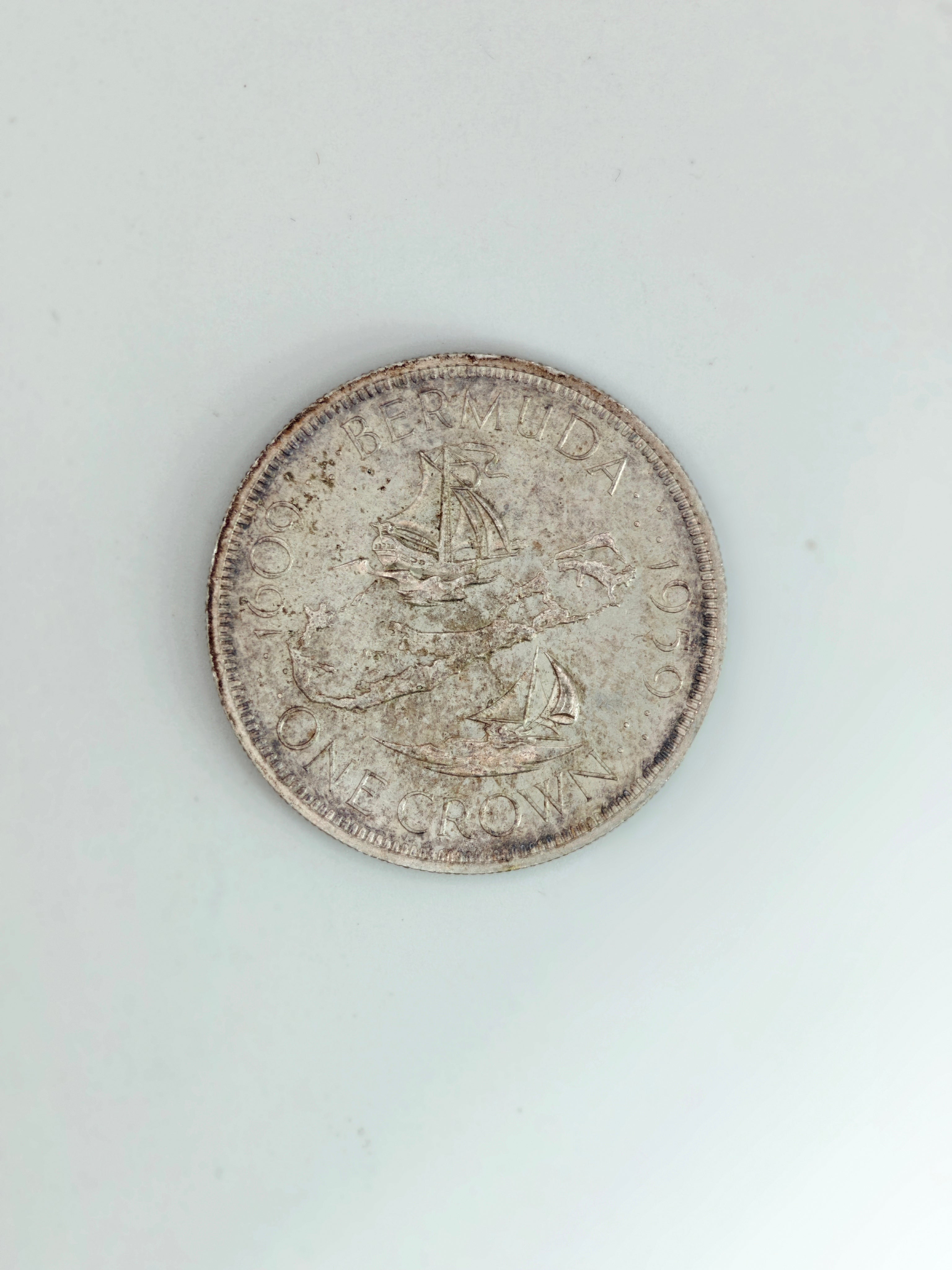 1959年 - 英国1克朗伊丽莎白二世350周年纪念币
