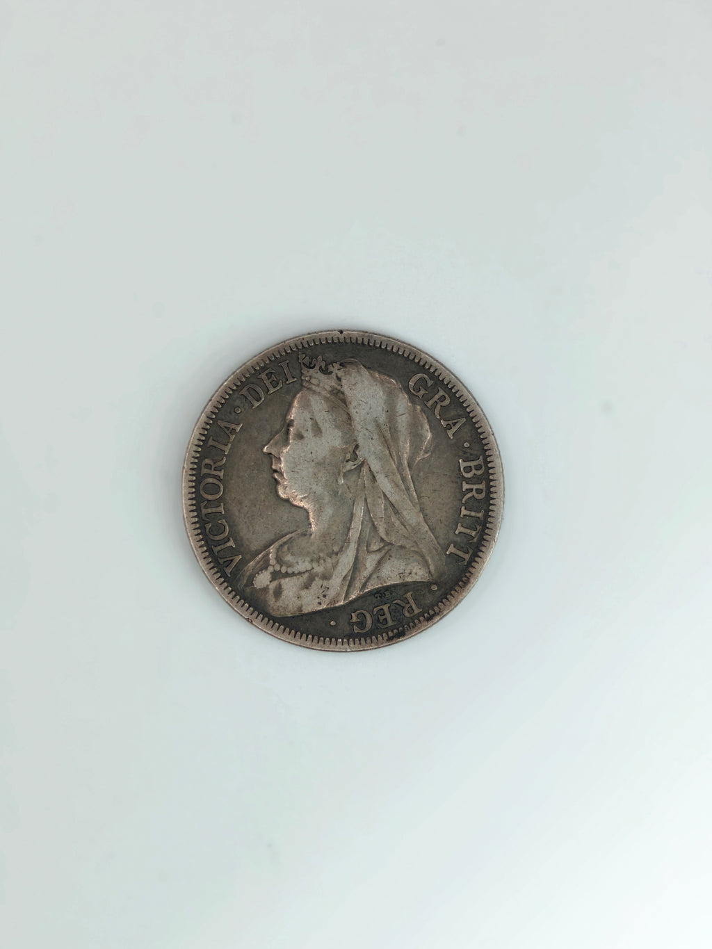 1899 - UK 1/2 Crown Victoria Silver Coin