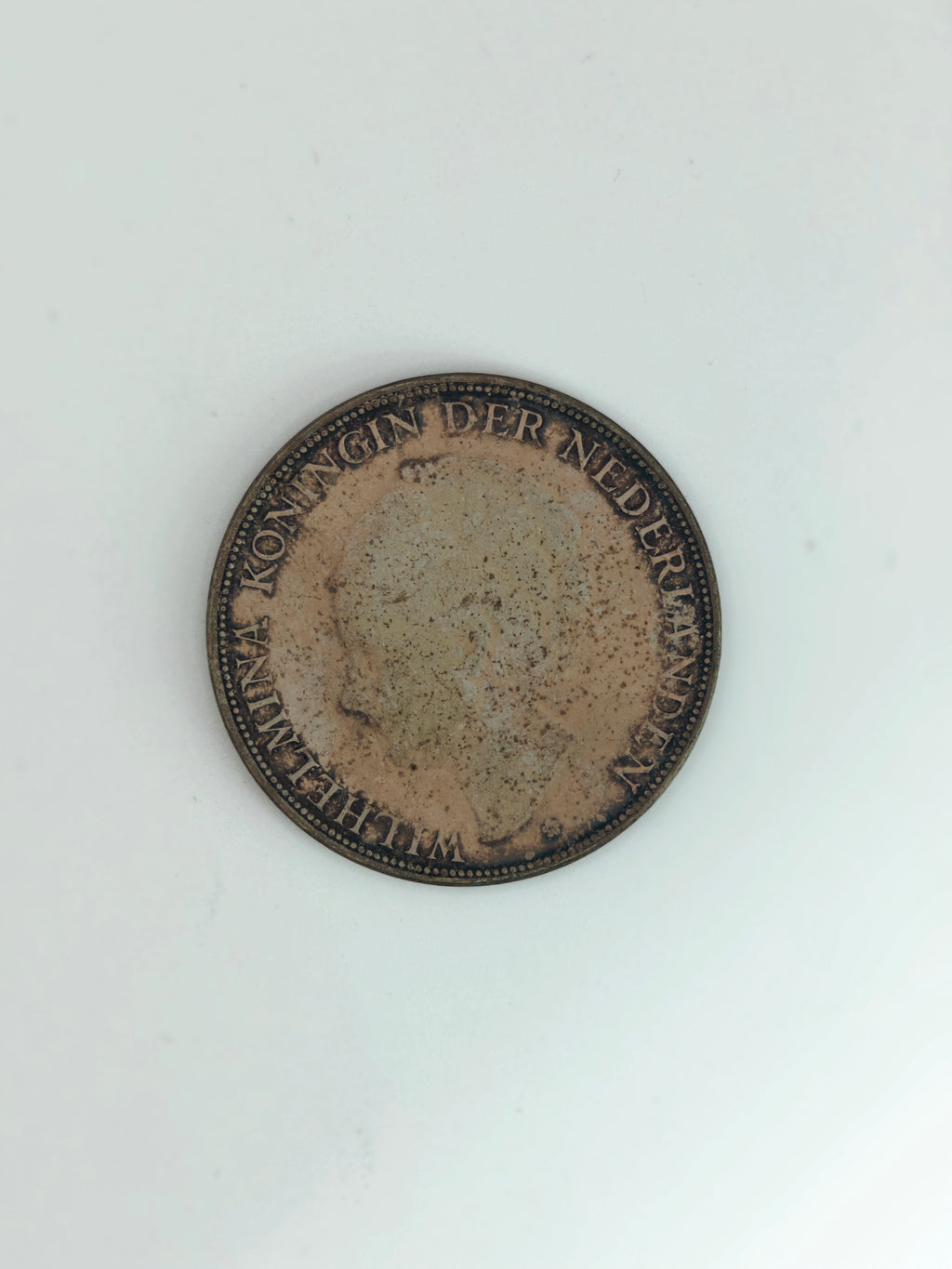 1922 - 1945 - 荷兰 1 古尔登威廉明娜女王硬币