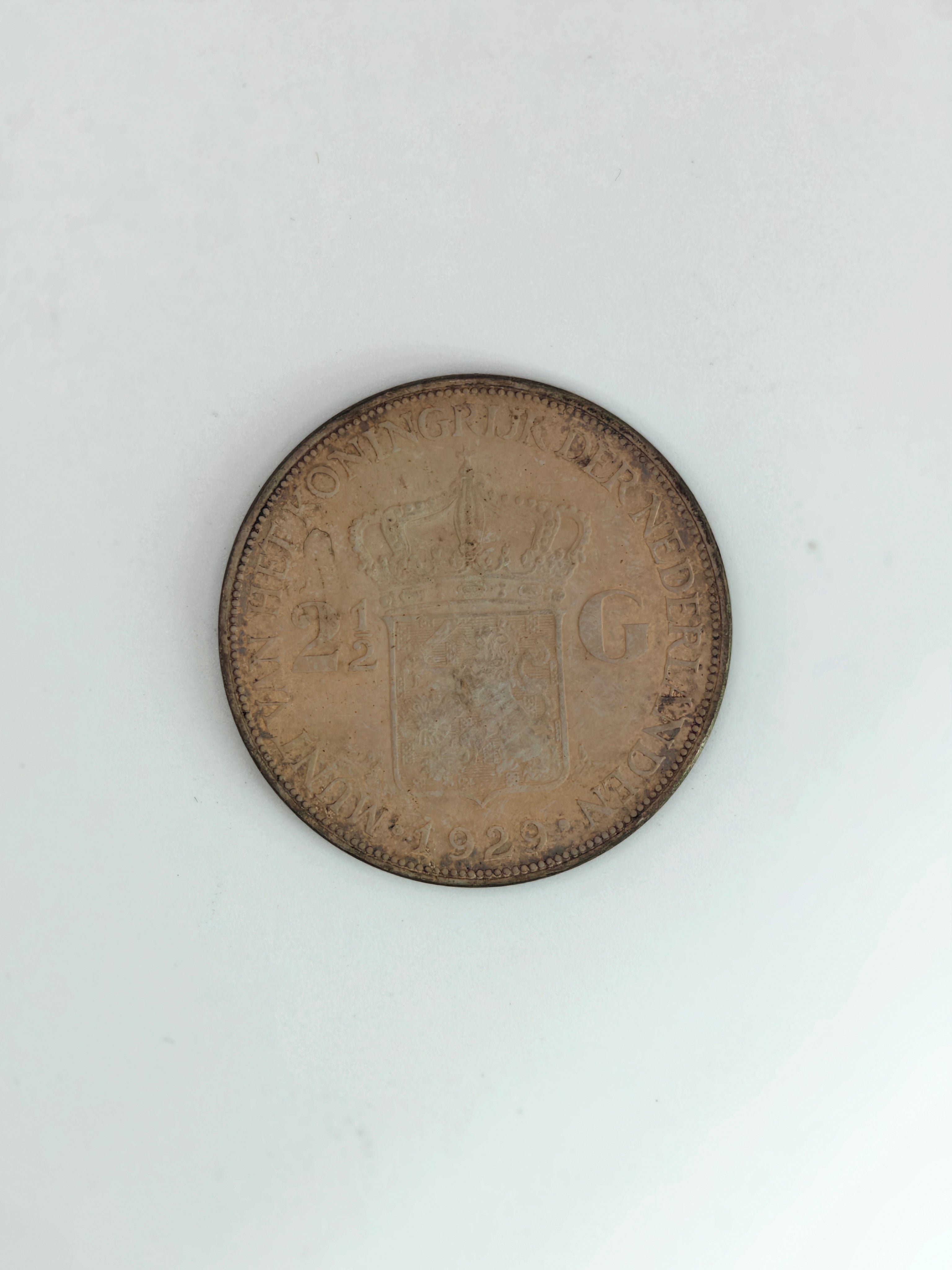 1922 - 1945 - Netherland 1 Gulden Queen Wilhelmina Coin