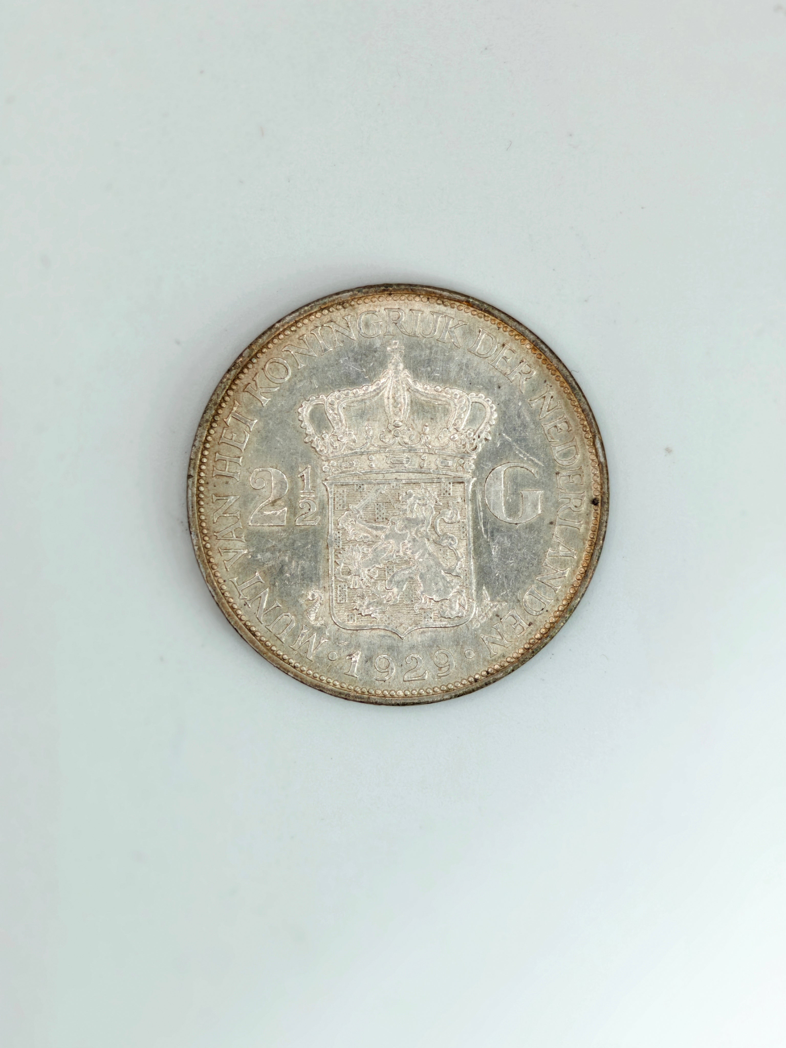 1922 - 1945 - Netherland 1 Gulden Queen Wilhelmina Coin