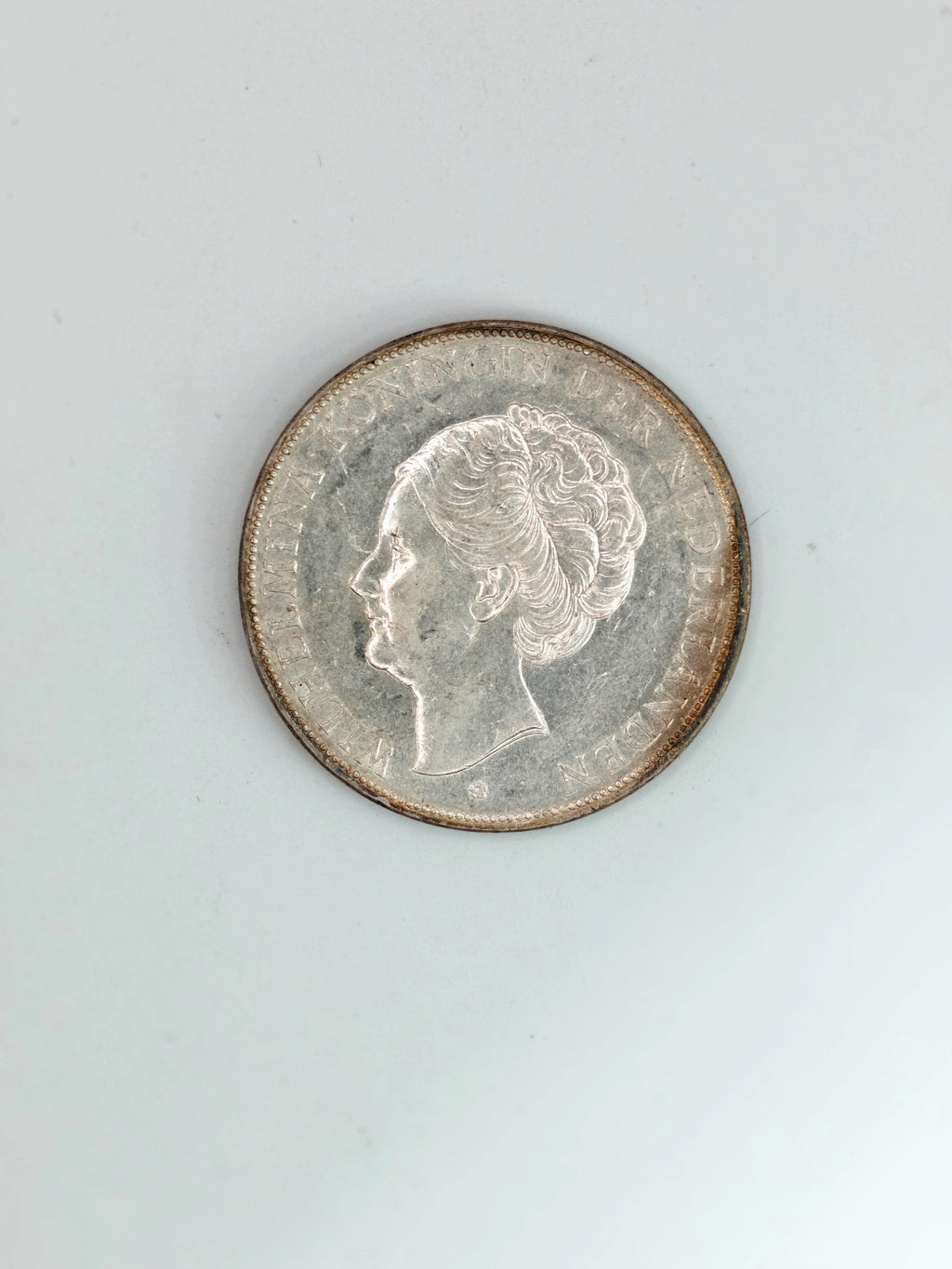 1922 - 1945 - 荷兰 1 古尔登威廉明娜女王硬币