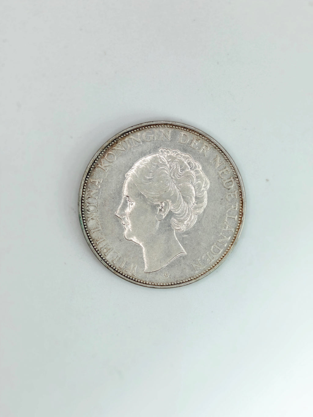 1922 - 1945 - 荷兰 1 古尔登威廉明娜女王硬币