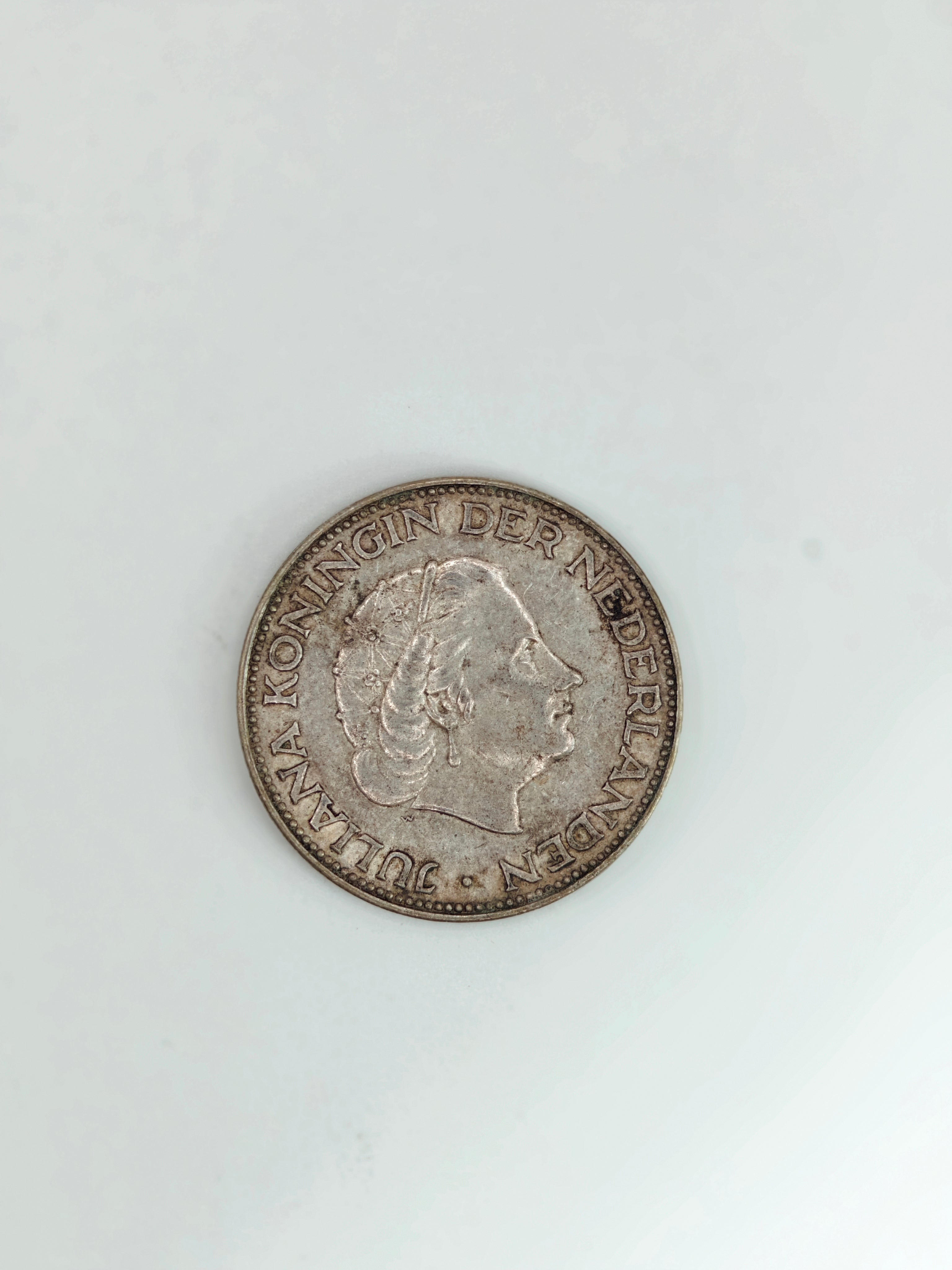 1960年 - 荷兰2.5荷兰盾朱莉安娜银币