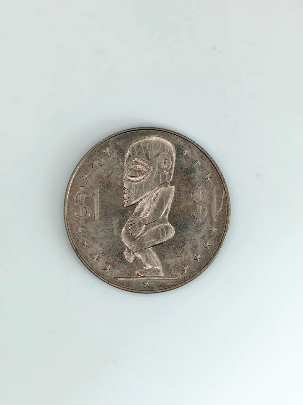 1973年-库克群岛伊丽莎白一美元精制银币