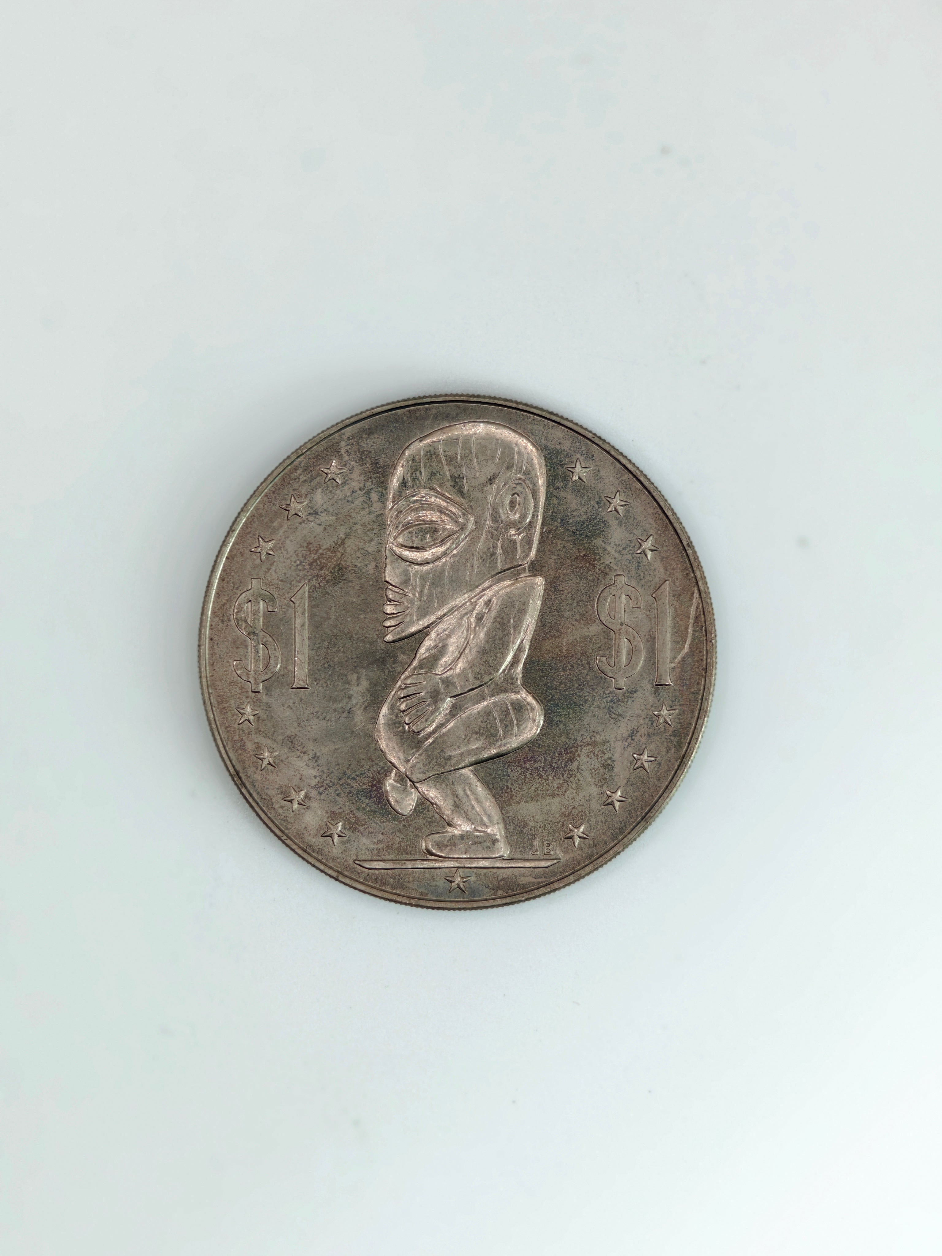 1973年-库克群岛伊丽莎白一美元精制银币