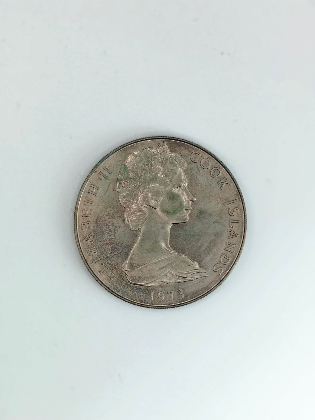 1973年-库克群岛伊丽莎白一美元精制银币