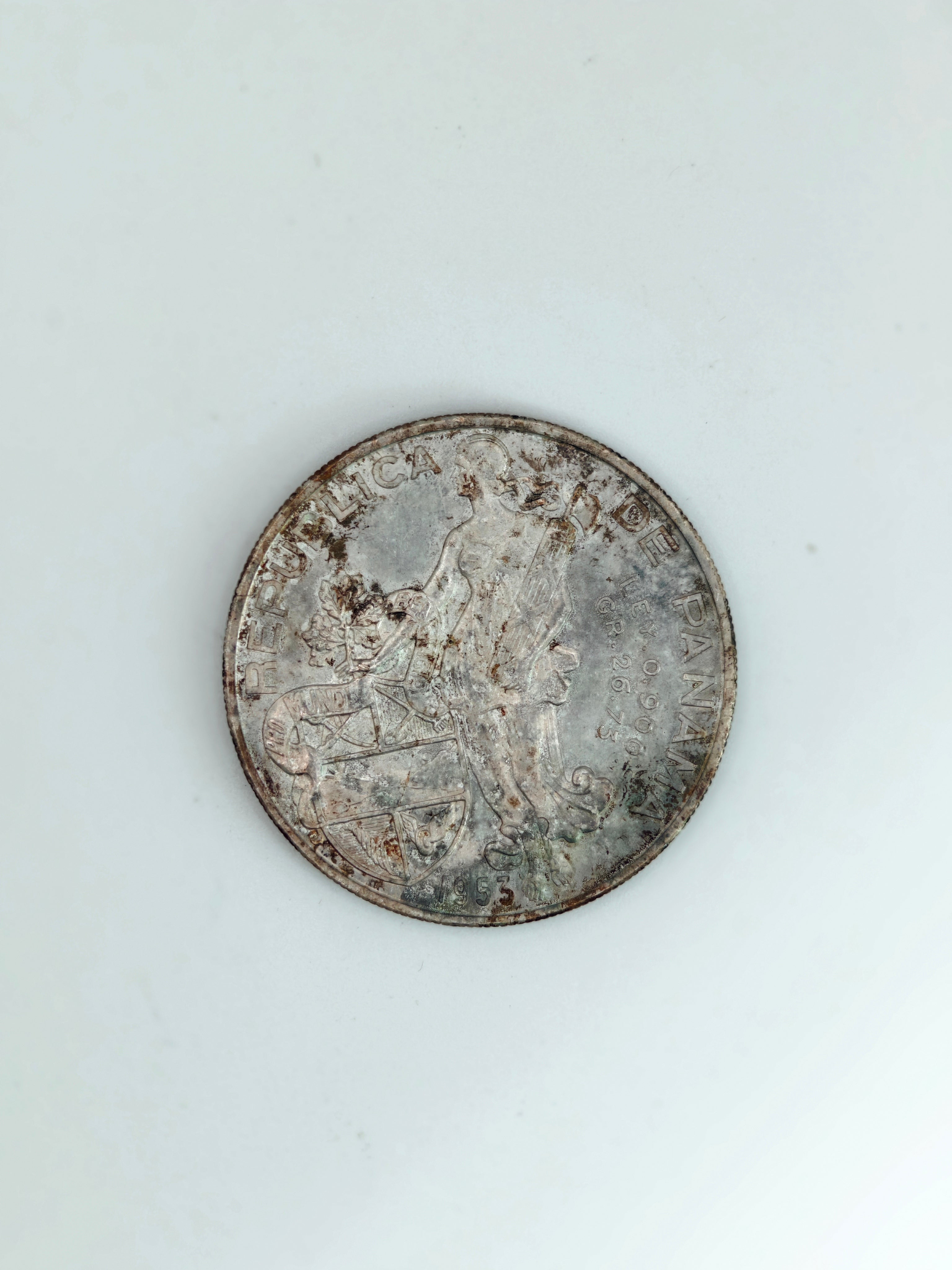 1953年 - 巴拿马 1 巴波亚硬币