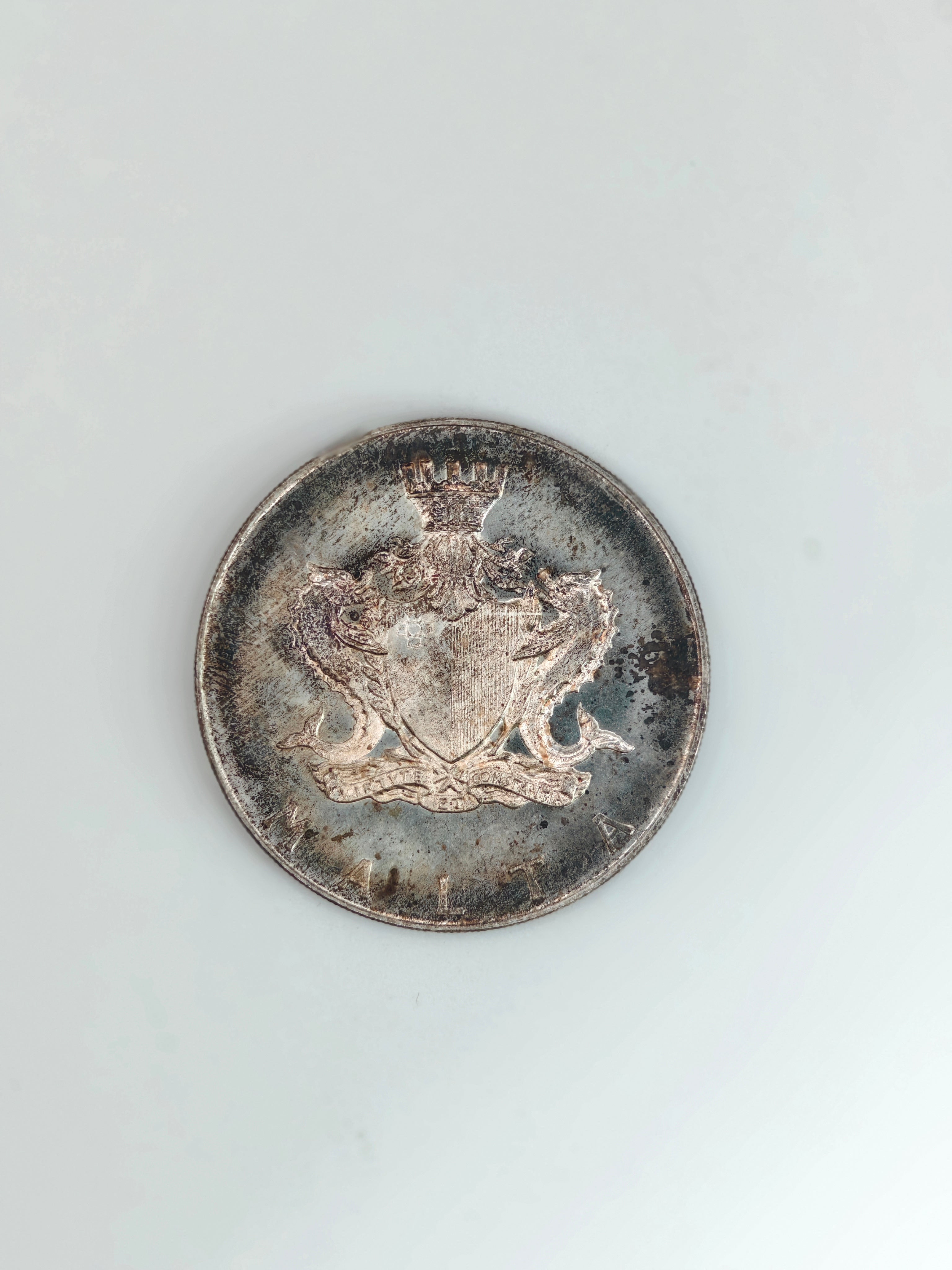 1972 年 - 马耳他 2 里里圣安吉洛堡硬币