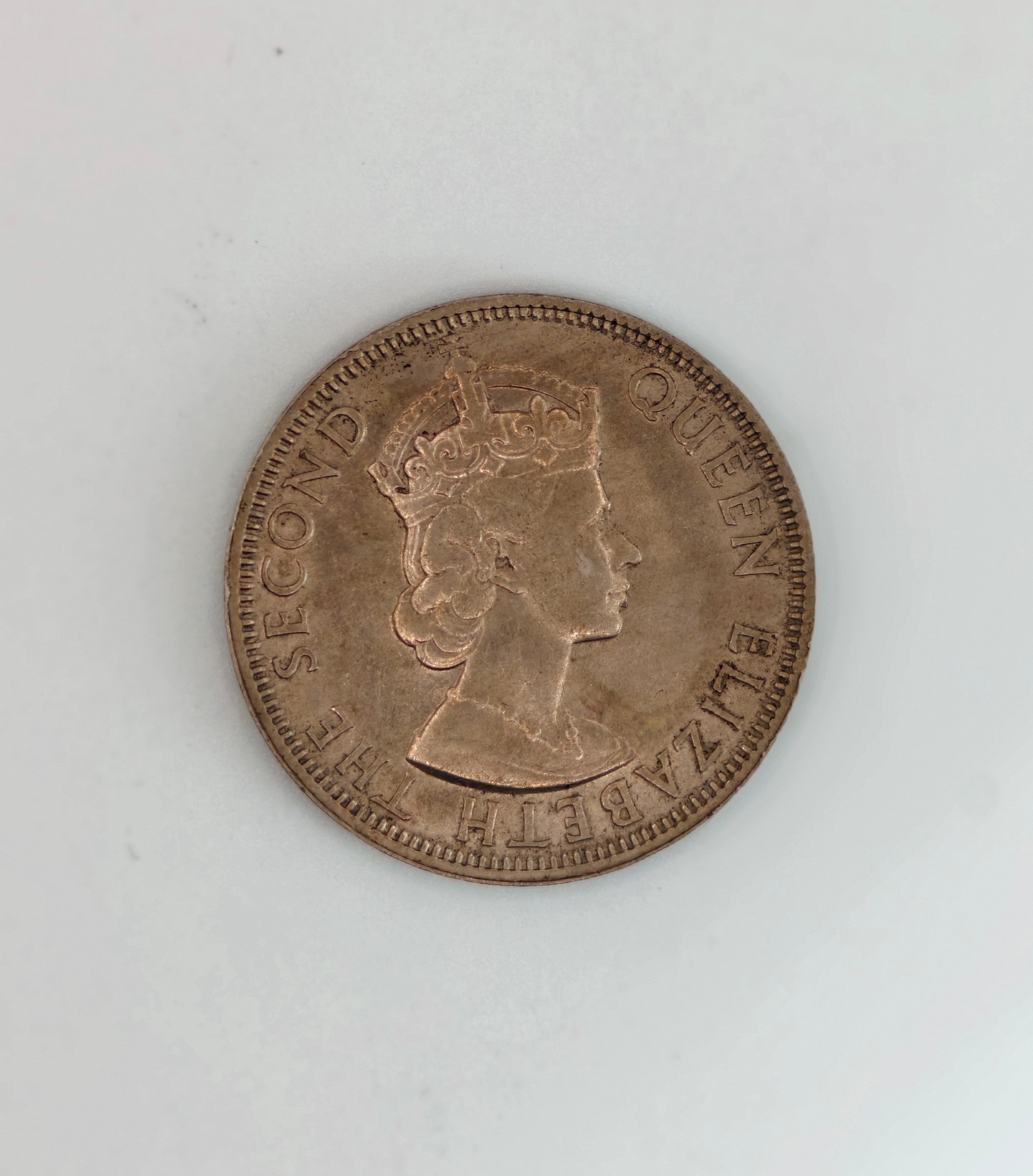 1954 - 1961 - Malaya & British Borneo 50c Silver Coin