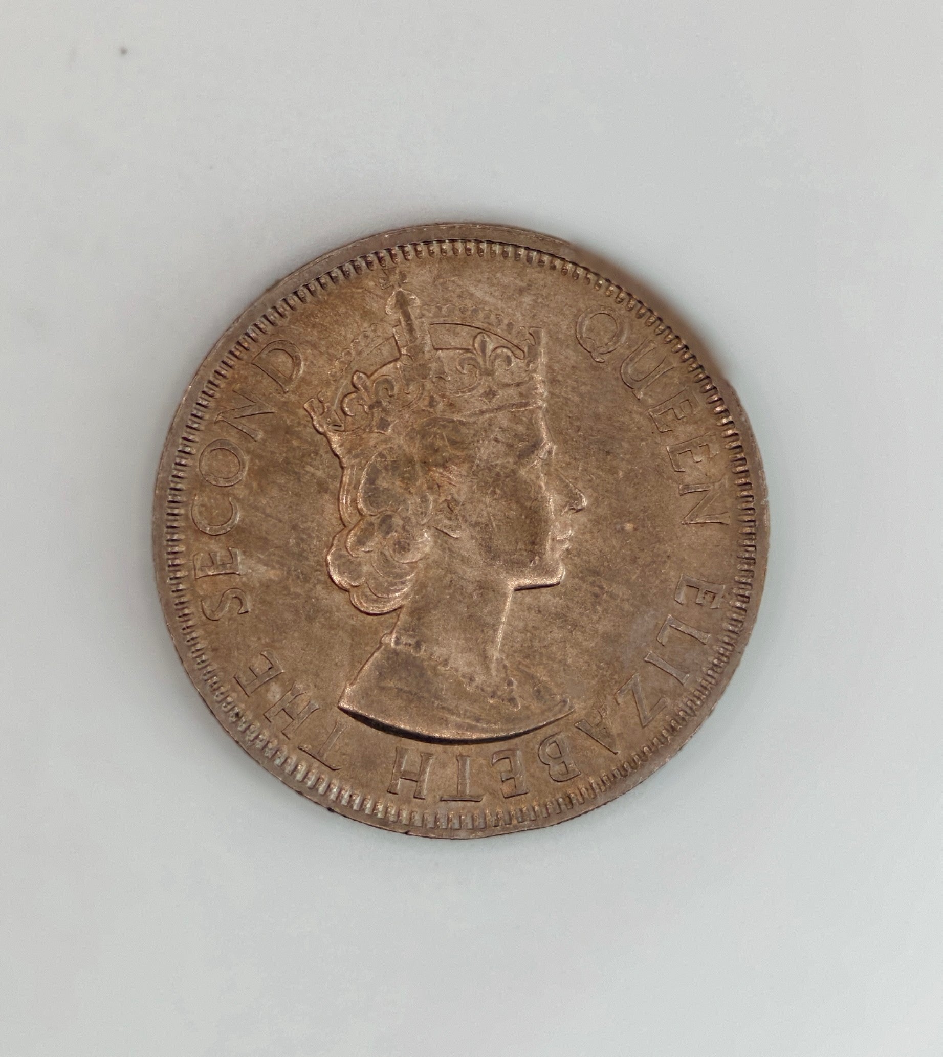 1954 - 1961 - Malaya & British Borneo 50c Silver Coin