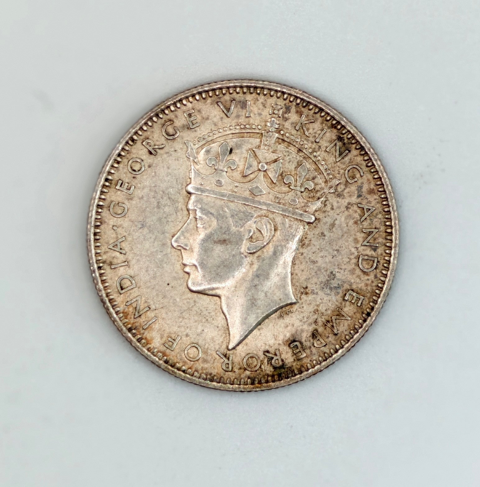 1939 - Malaya 20c George VI Silver Coin