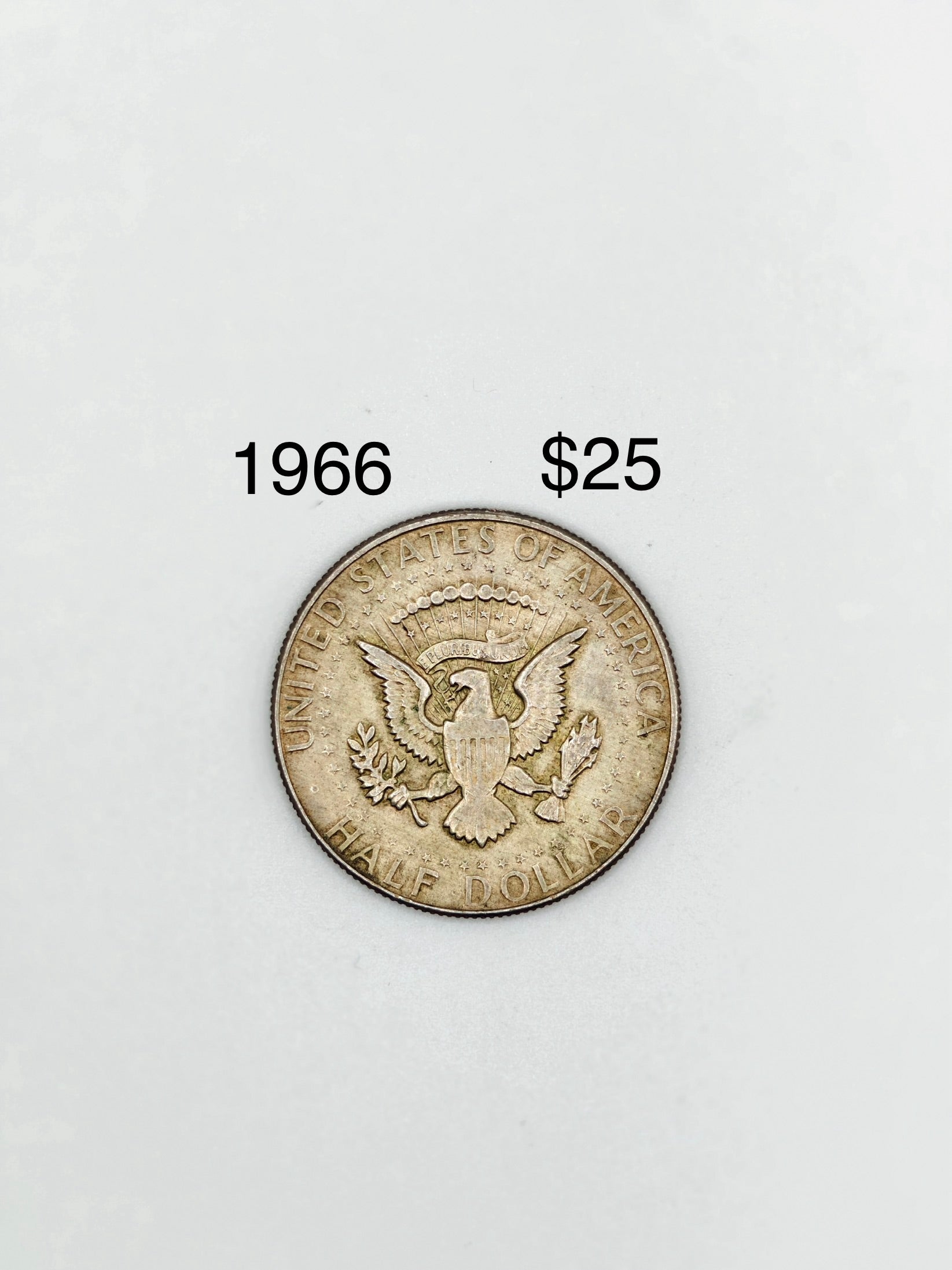 1965 - 1970 - US ½ Dollar "Kennedy Half Dollar" 40% Silver Coin
