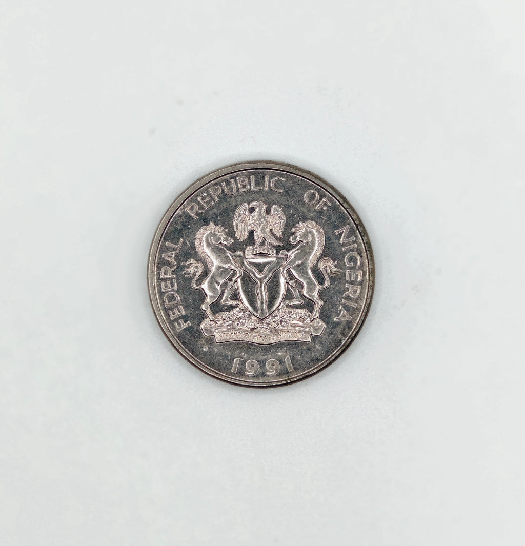 1991 - 1993 - Nigera 1 Naira Coin