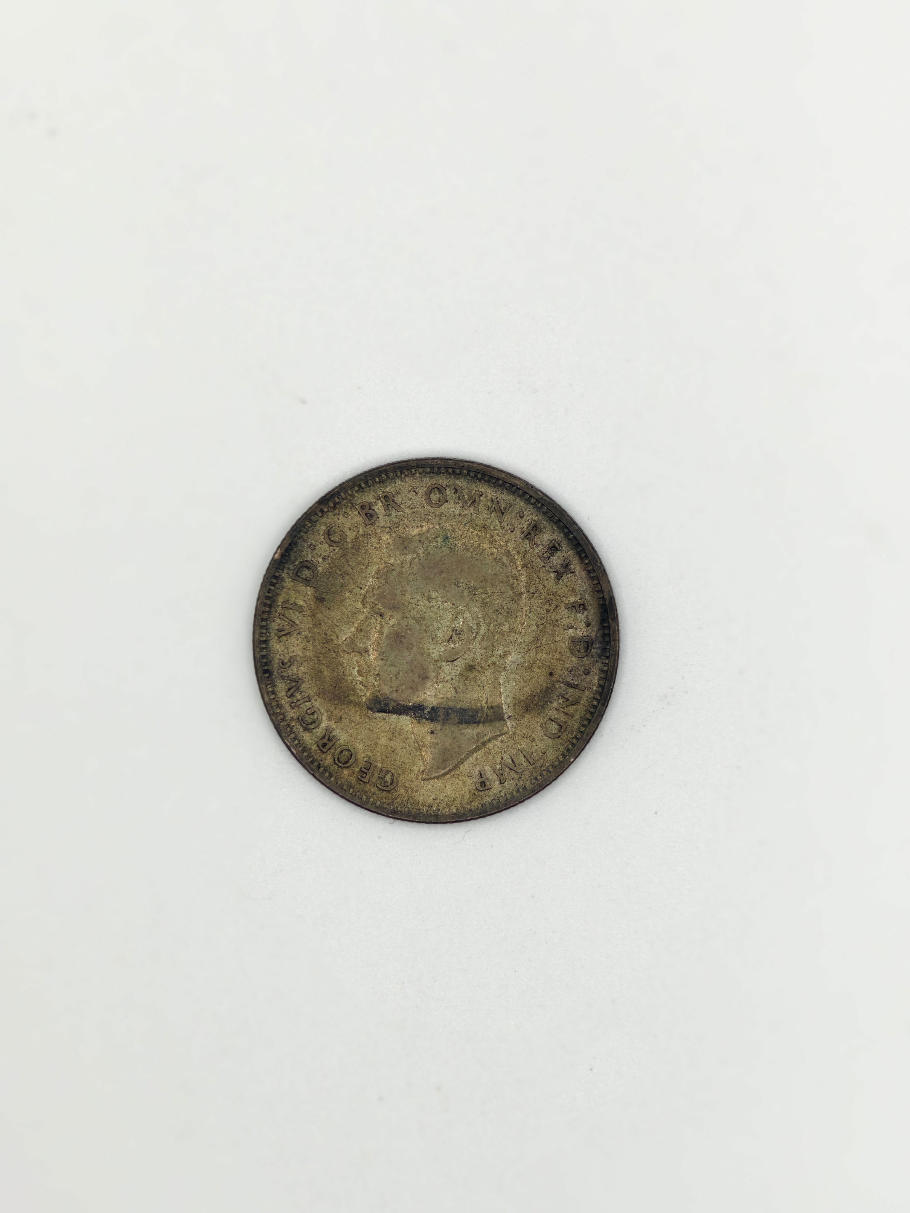1946 - 1947 - Australia 1 Florin George VI Coin
