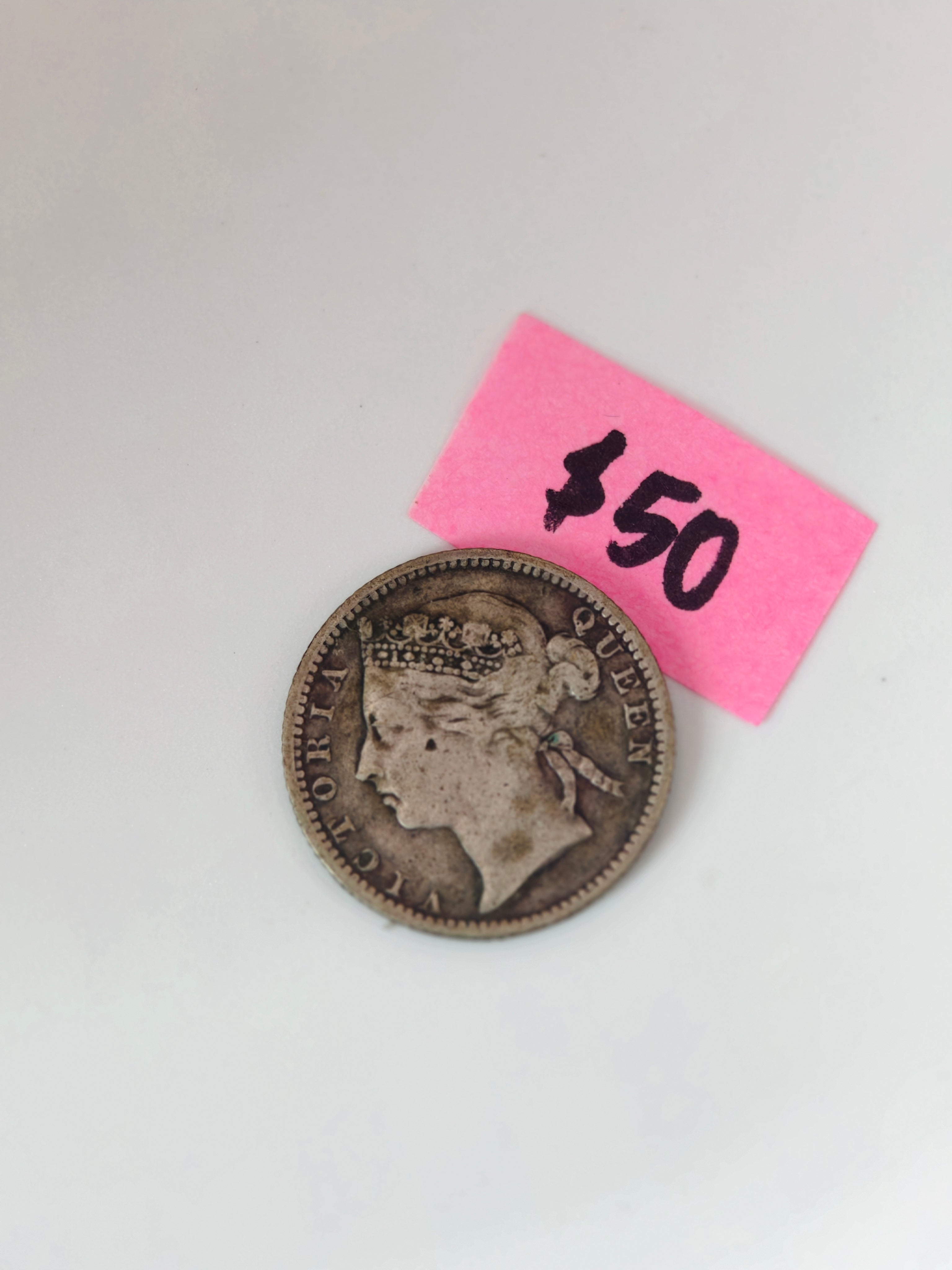 1926 - 1927 - Straits Settlement 10c Silver Coin