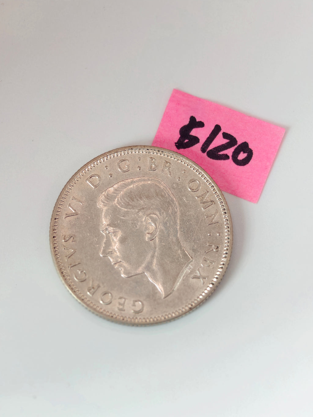 1936 - 1952 - UK 2 Shillings George VI Silver Coin
