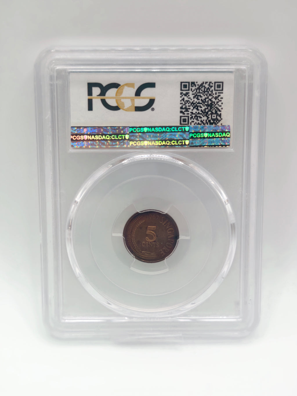 [Set of 6] - 1967 Singapore PCGS Coin Set