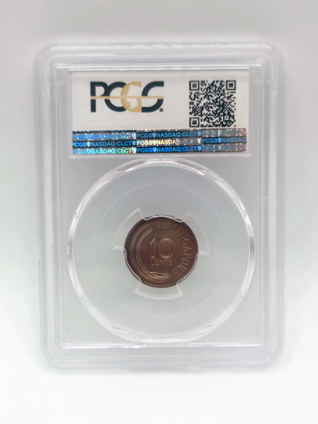 [Set of 6] - 1967 Singapore PCGS Coin Set