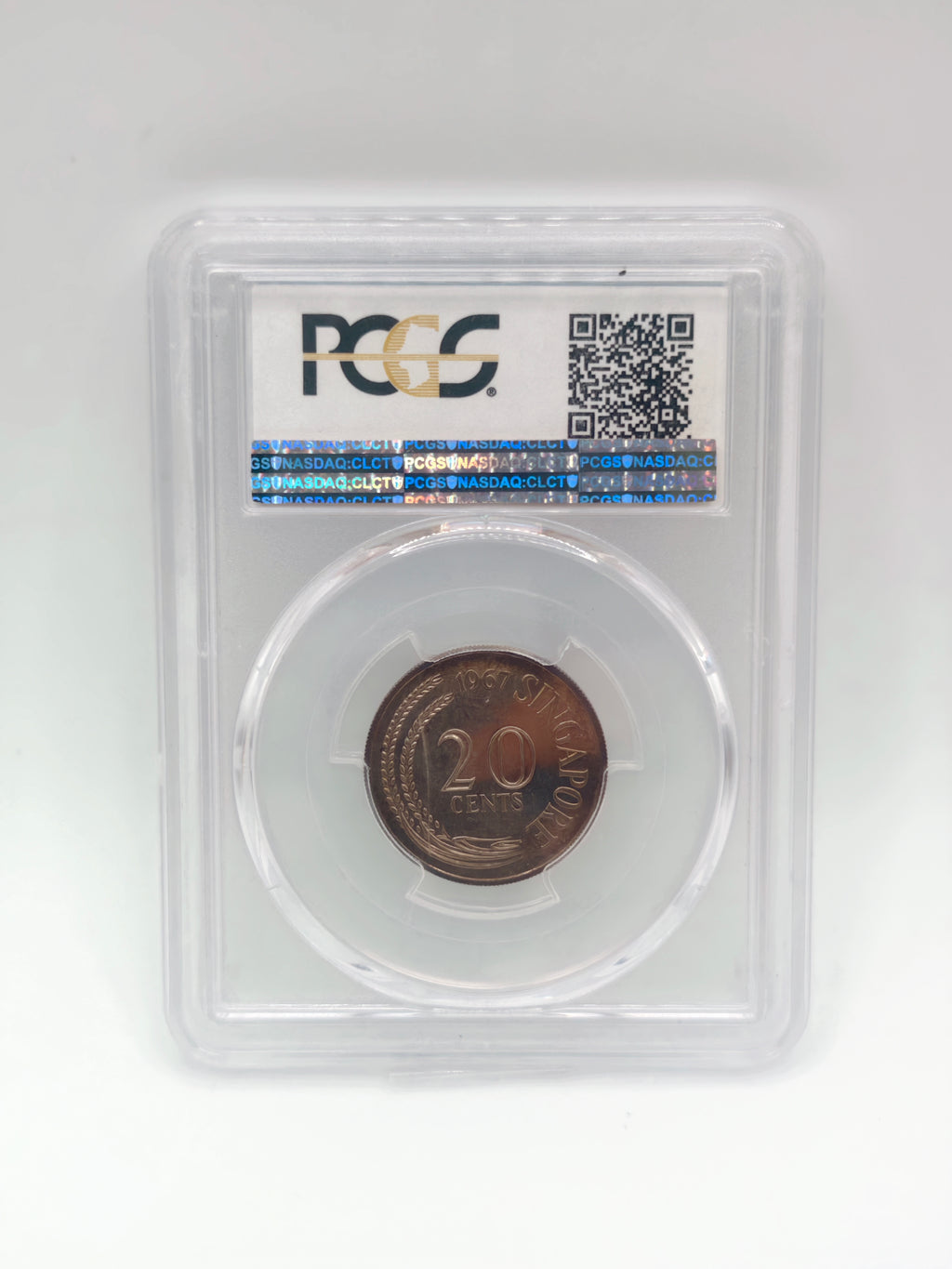 [Set of 6] - 1967 Singapore PCGS Coin Set