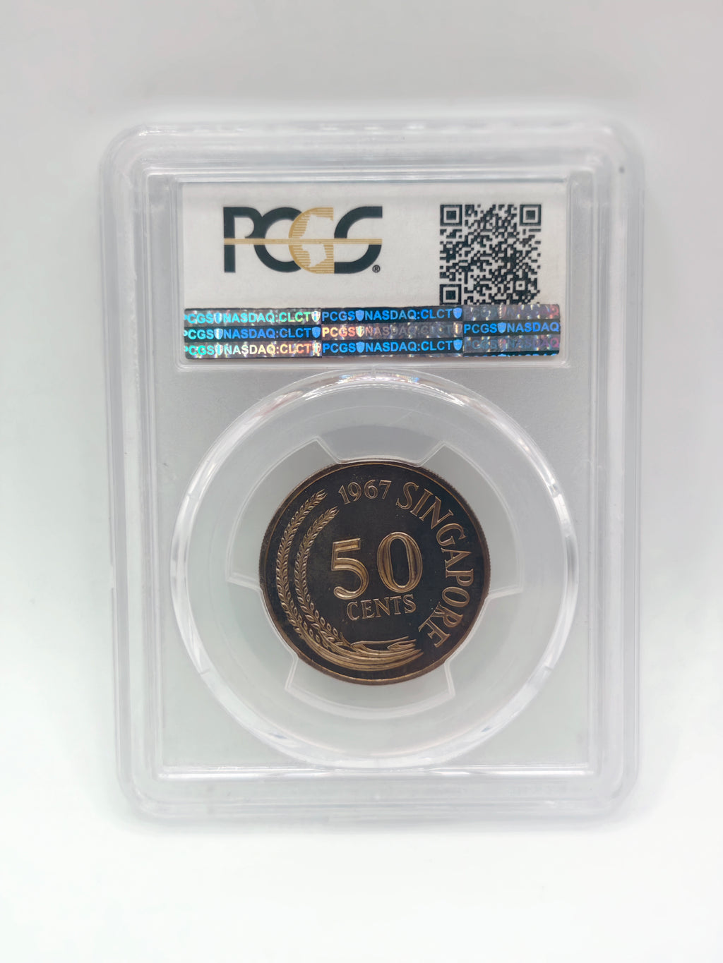 [Set of 6] - 1967 Singapore PCGS Coin Set