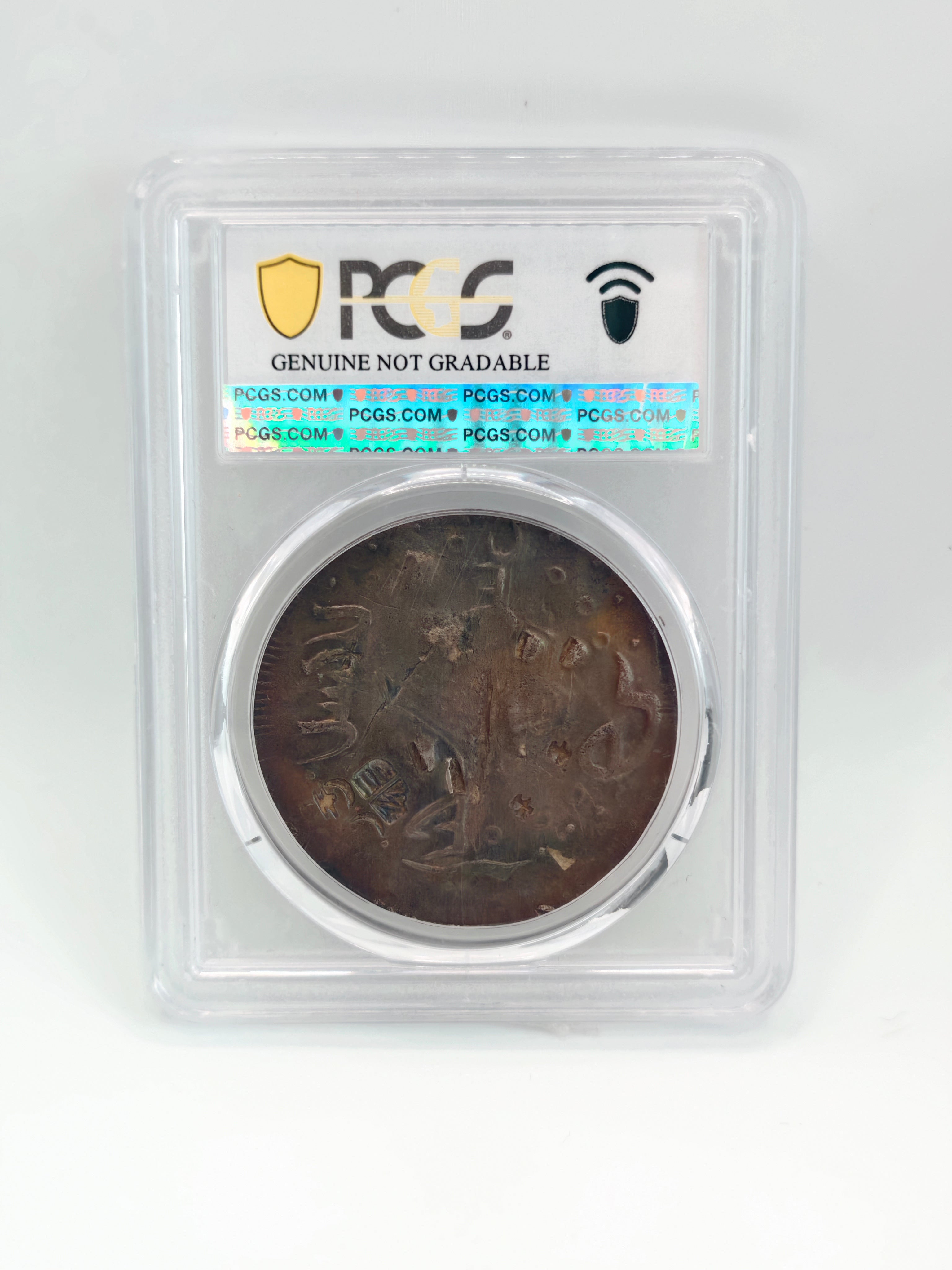 1838-50 - Taiwan $1 PCGS Genuine Tooled-VF Detail