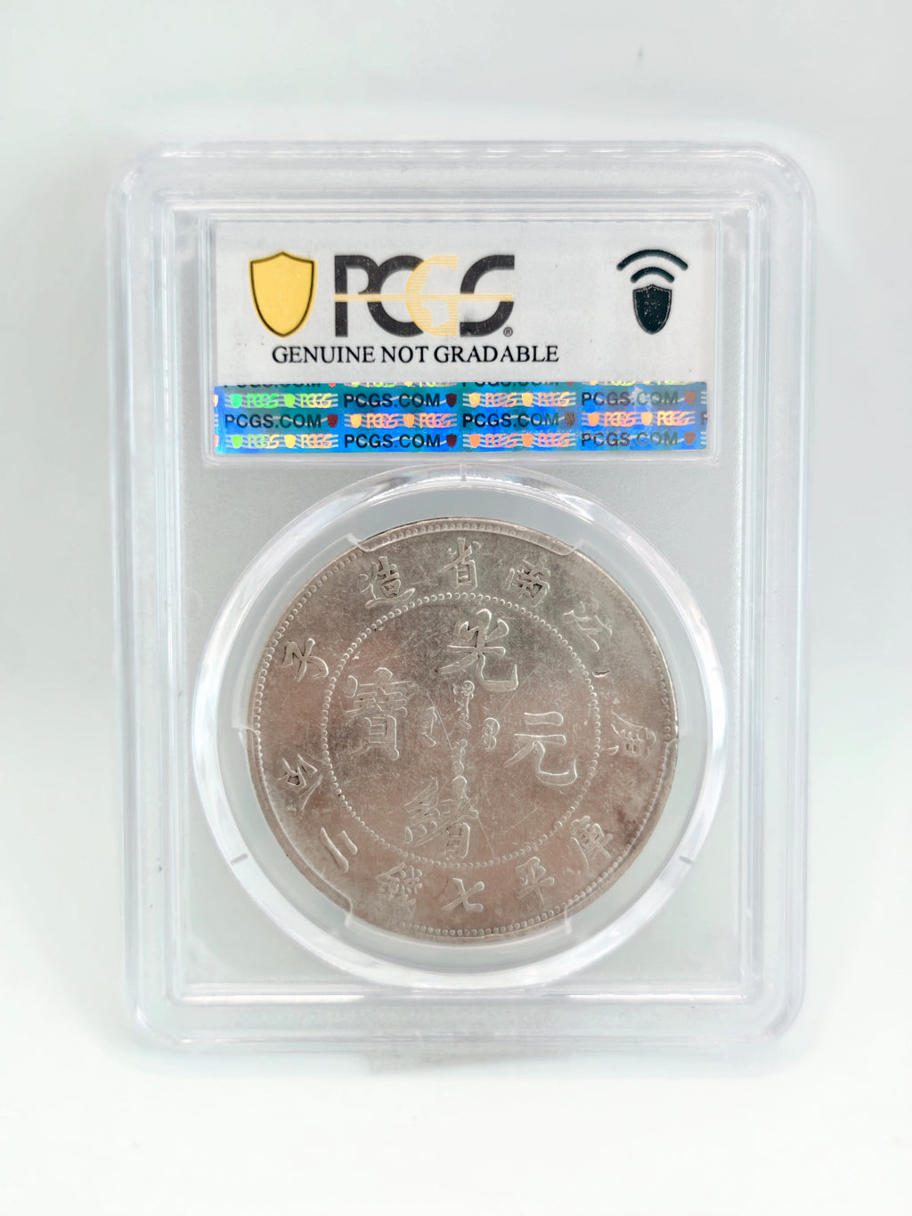 1900 庚子- China Kiangnan $1 Chop Mark-XF Detail