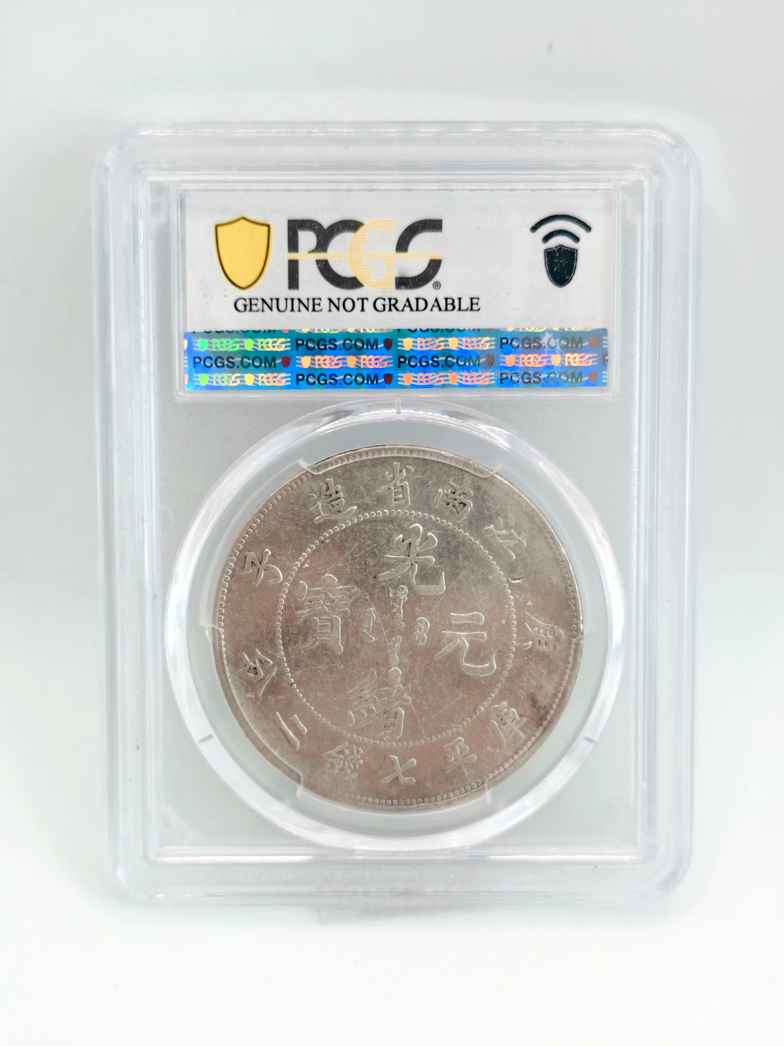1900 庚子- China Kiangnan $1 Chop Mark-XF Detail