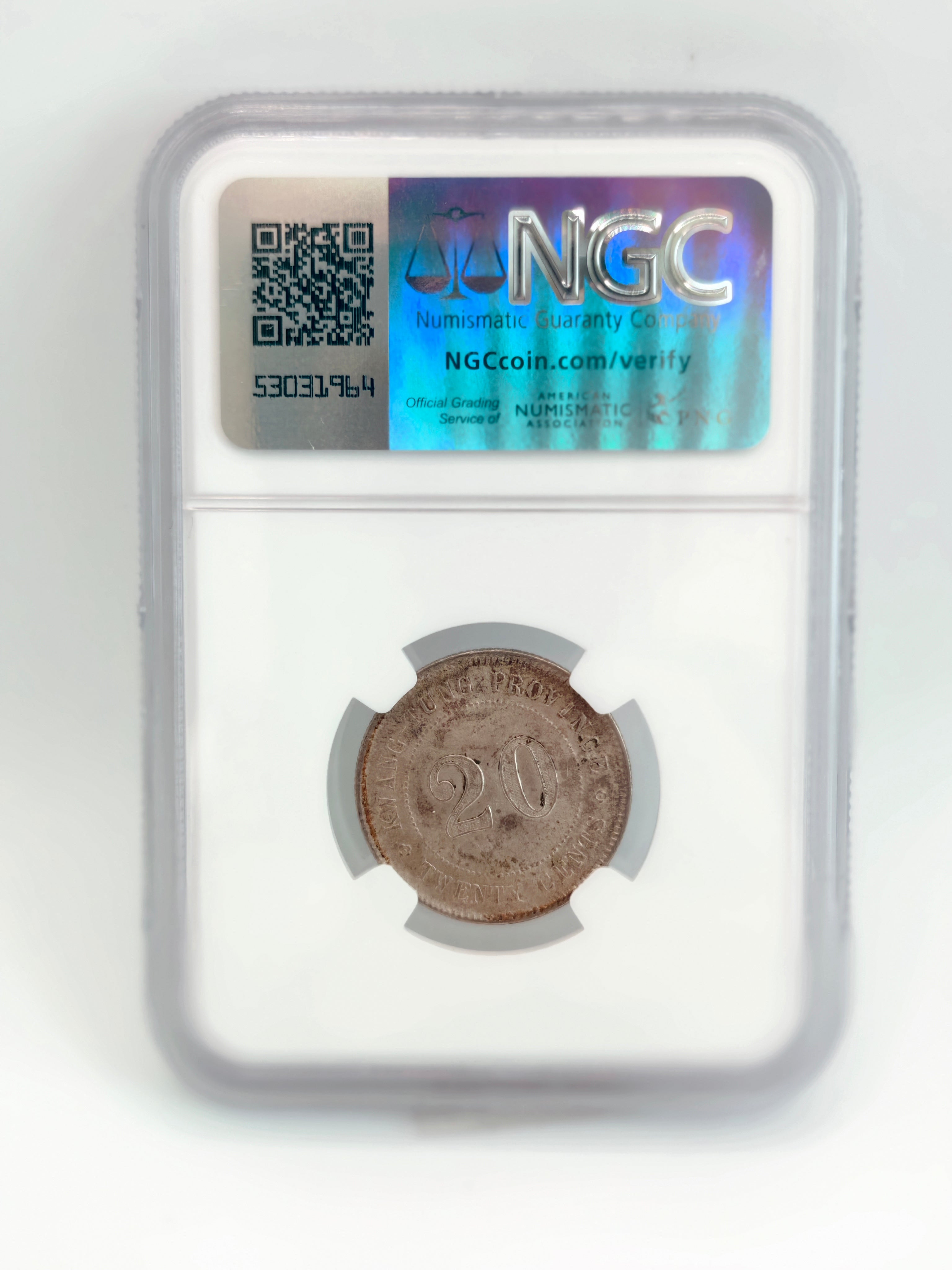 1921 - China 20C KwangTung MS61