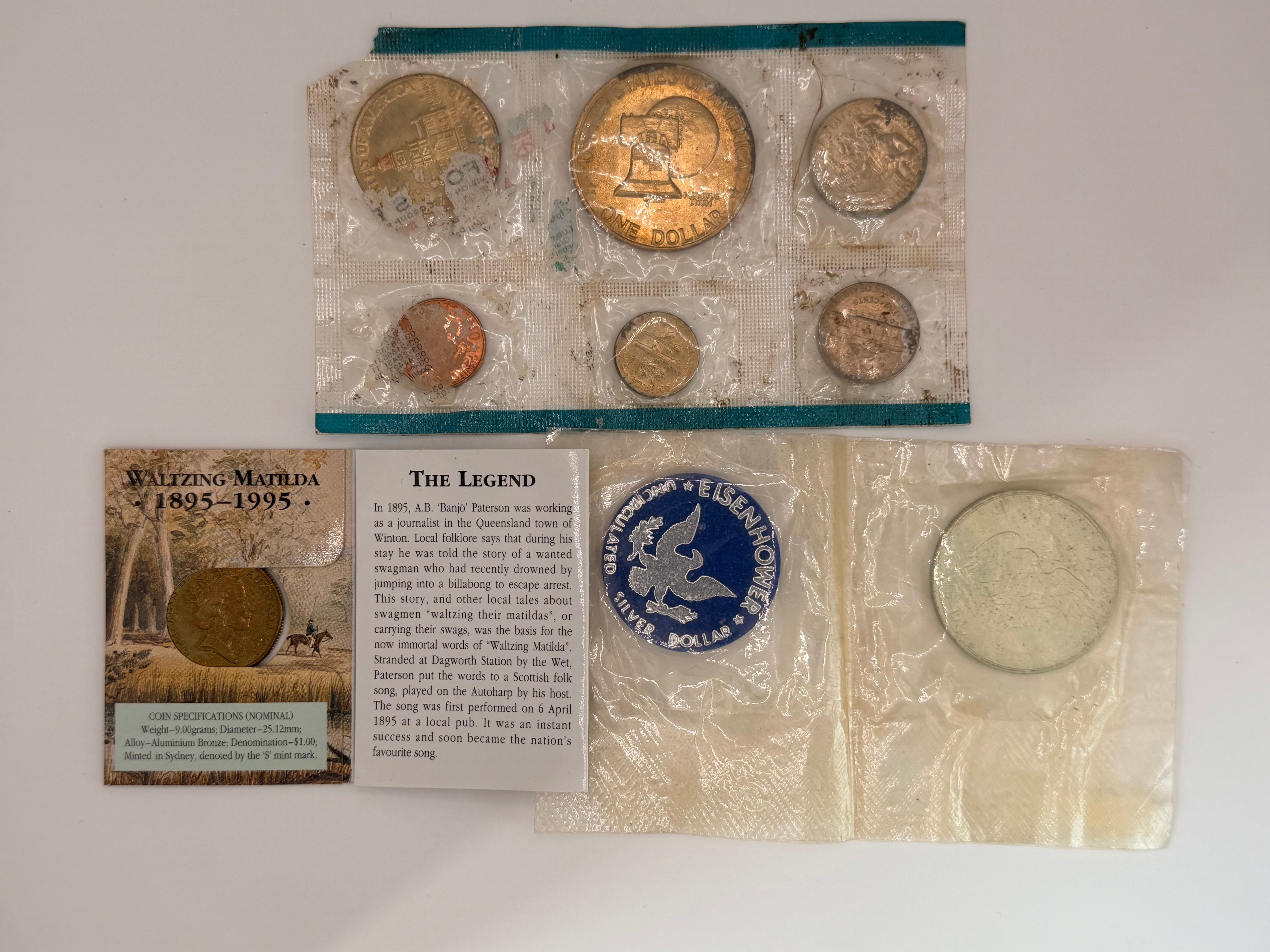 [Set of 3] US & Australia Uncirculated Coin Sets