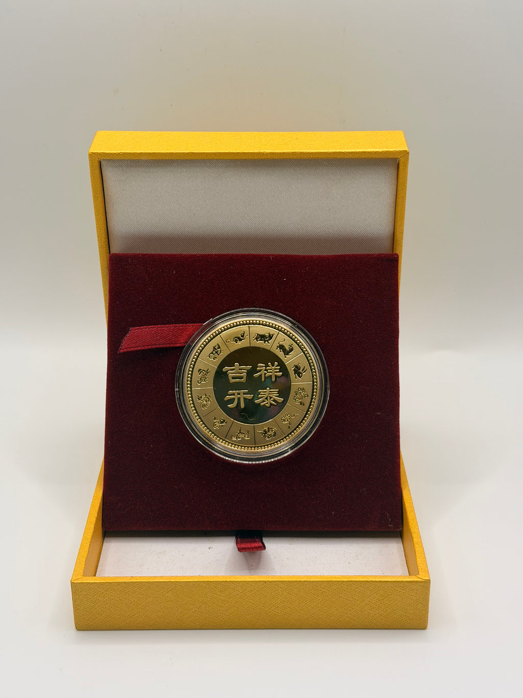 2015 Singapore Gold Plated Year of the Sheep Coin