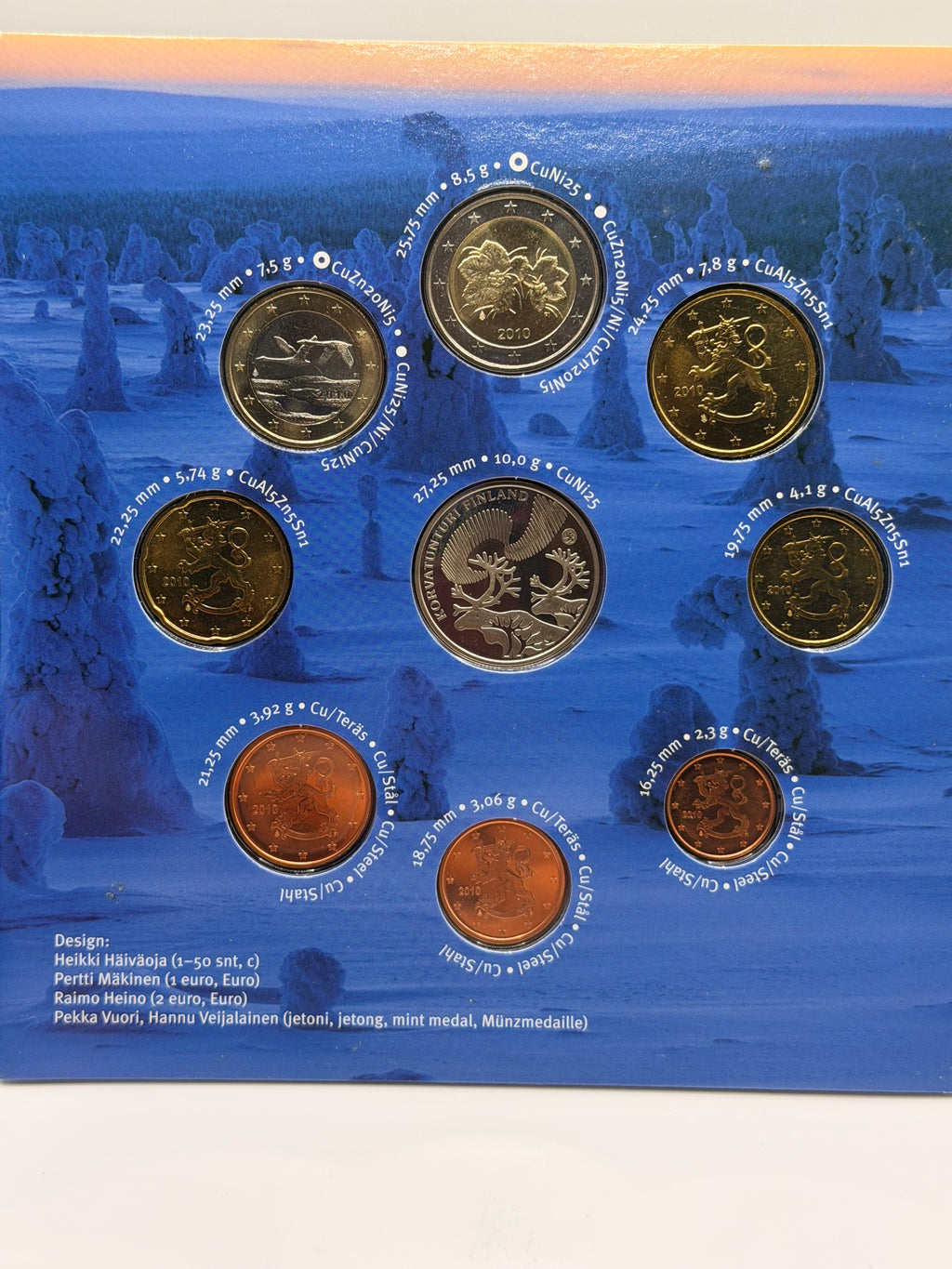 2010 Finland Christmas Uncirculated Coin Set