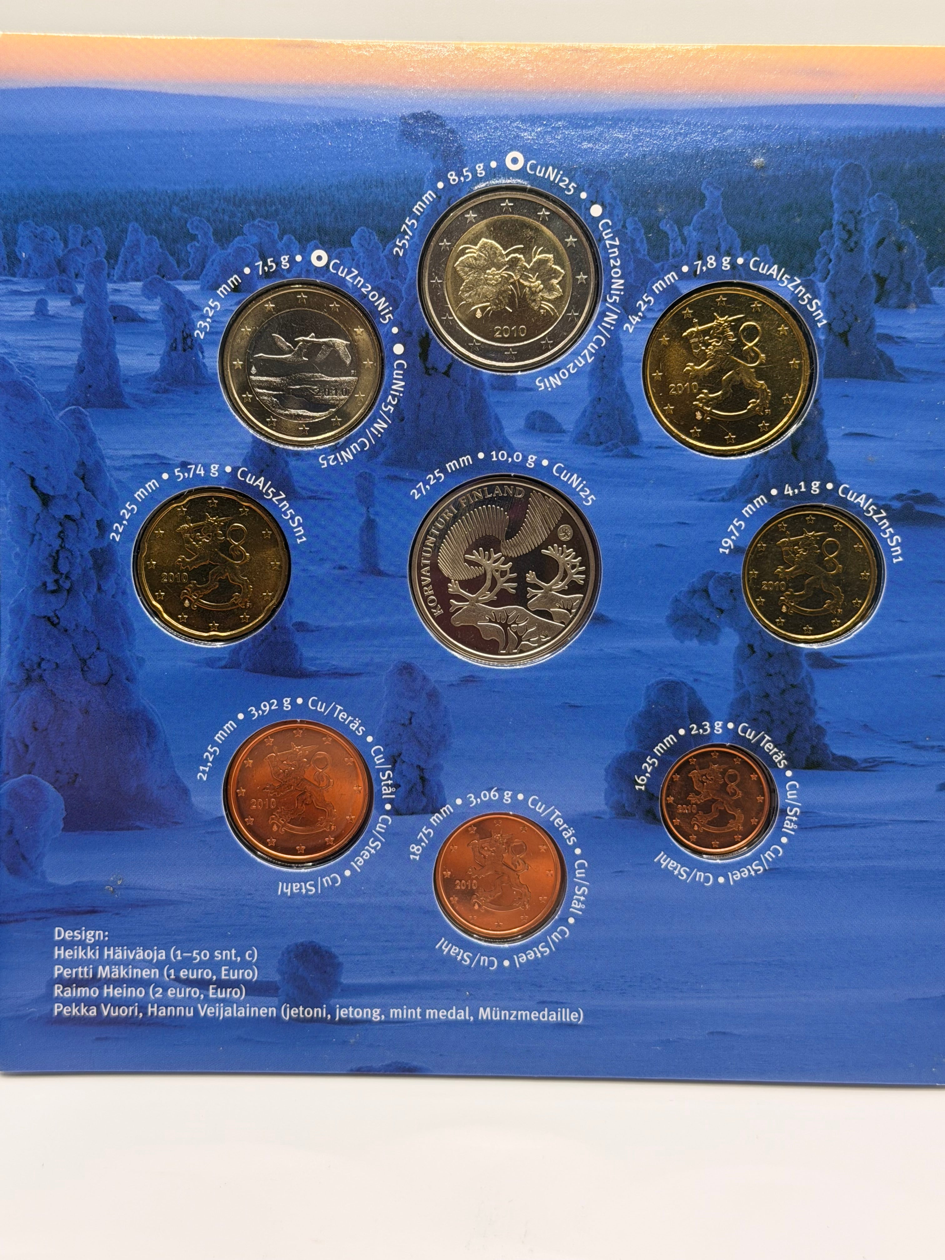 2010 Finland Christmas Uncirculated Coin Set