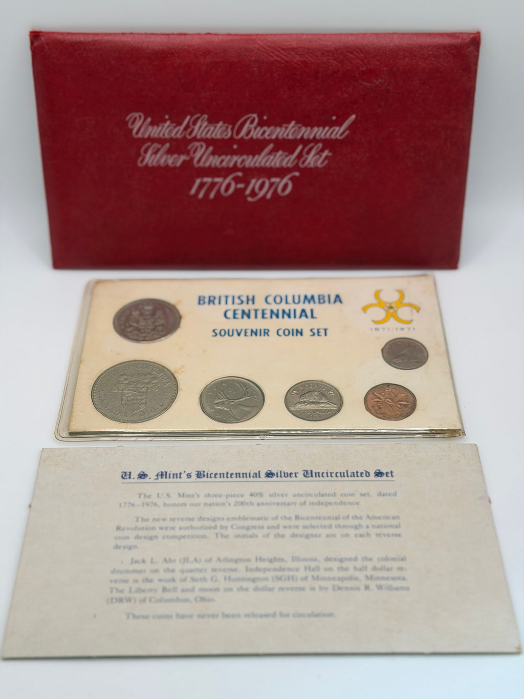 1776 - 1976 United States Bicentennial Silver Uncirculated Set