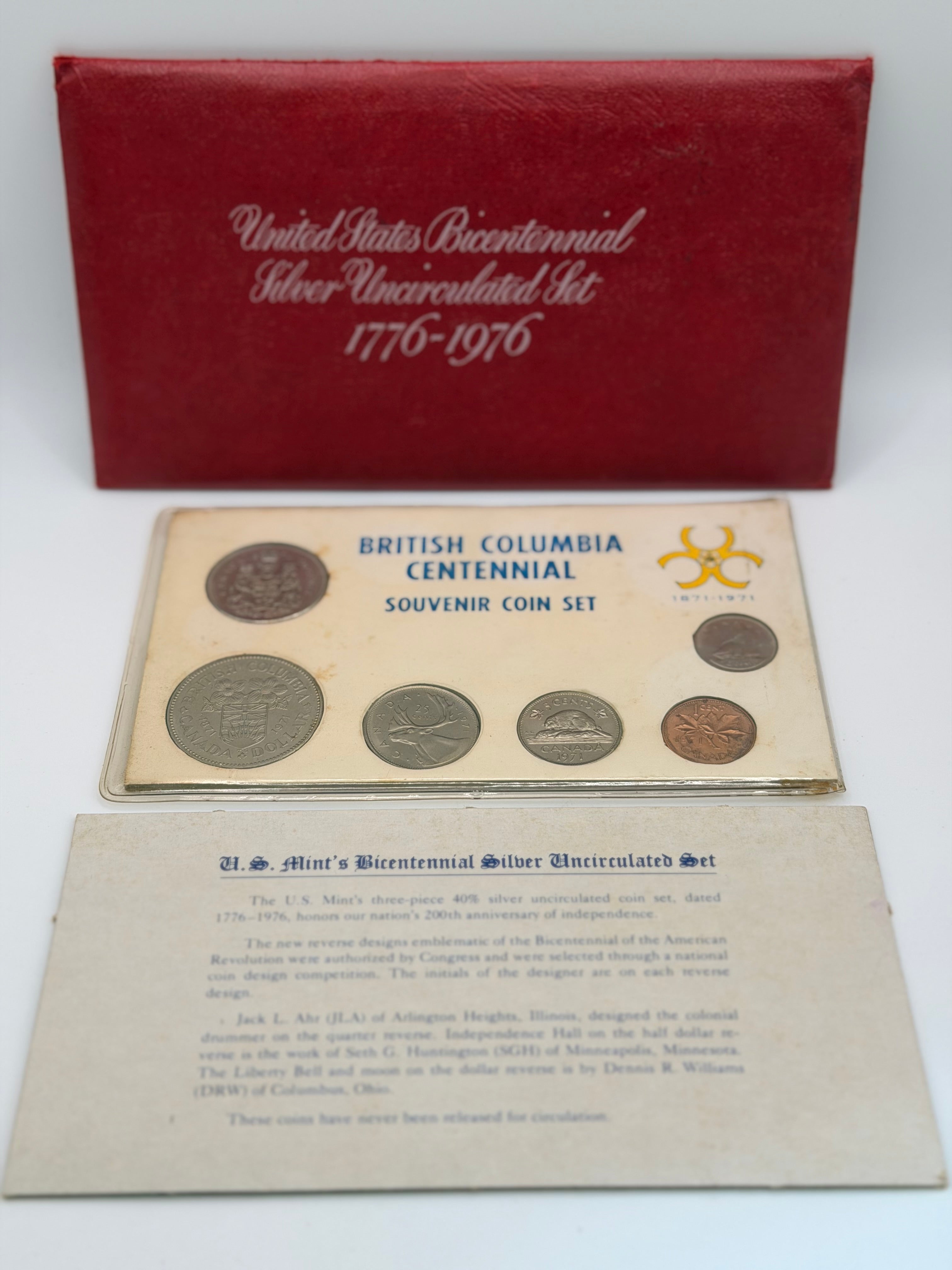 1776 - 1976 United States Bicentennial Silver Uncirculated Set